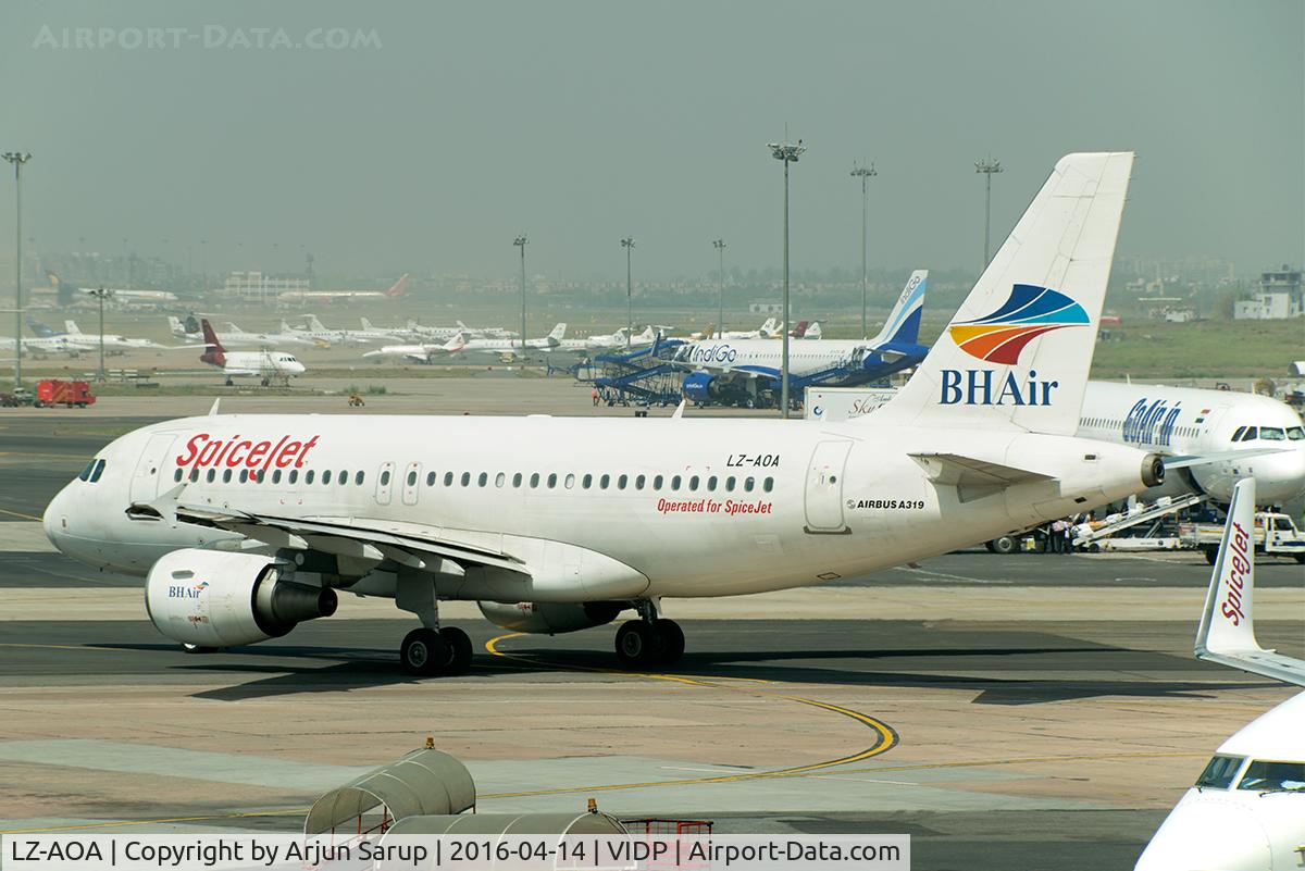 LZ-AOA, 2007 Airbus A319-112 C/N 3139, Taxiing out for departure from IGIA T-1.