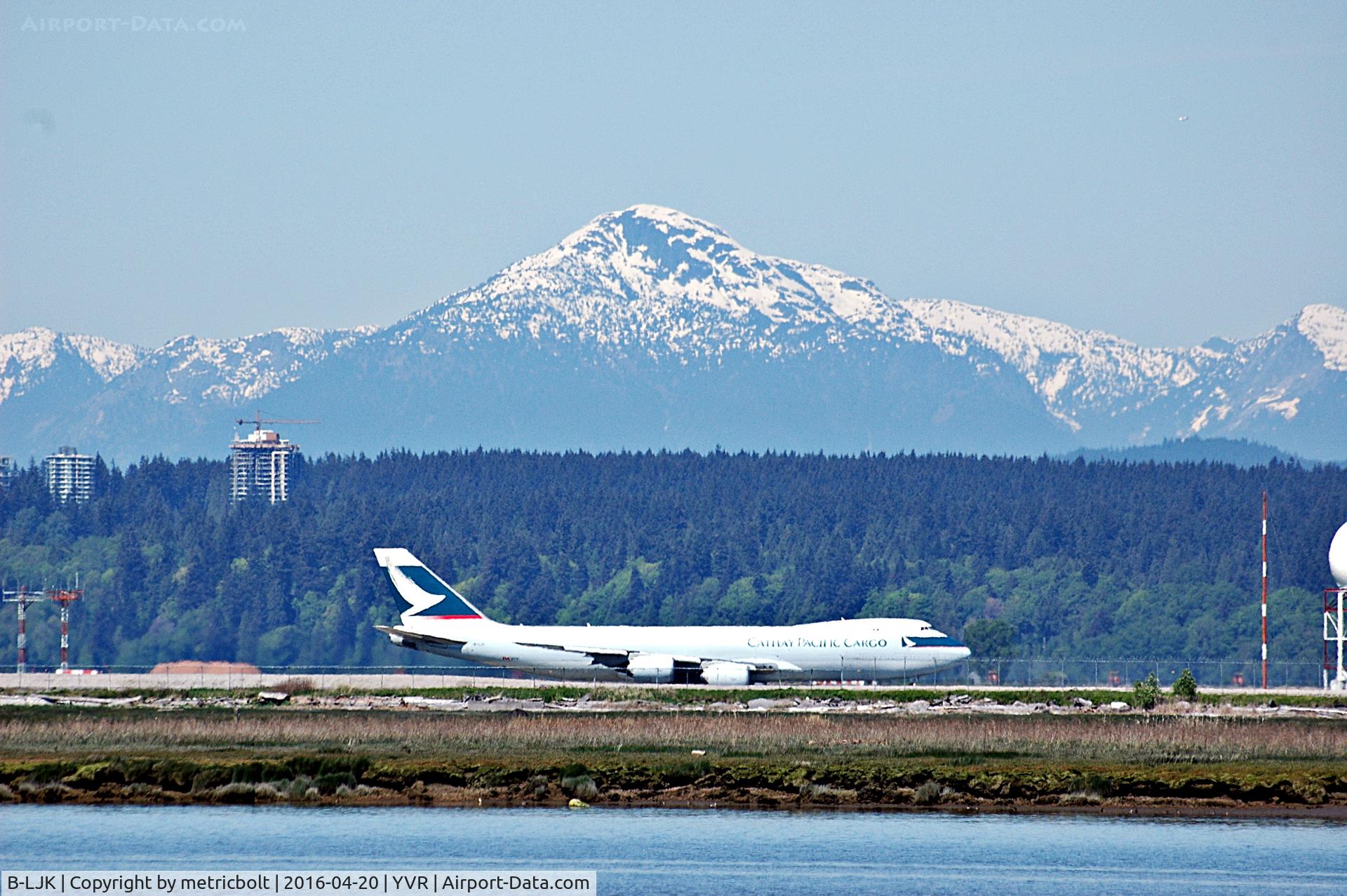 B-LJK, 2013 Boeing 747-867F/SCD C/N 43394, At YVR
