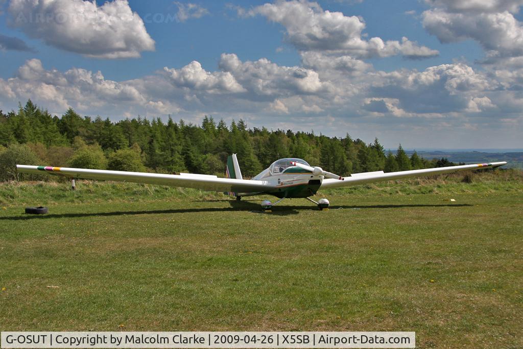 G-OSUT, 1995 Scheibe SF-25C Falke C/N 44588, Scheibe SF25C Falke at The Yorkshire Gliding Club, Sutton Bank, North Yorkshire in 2009.