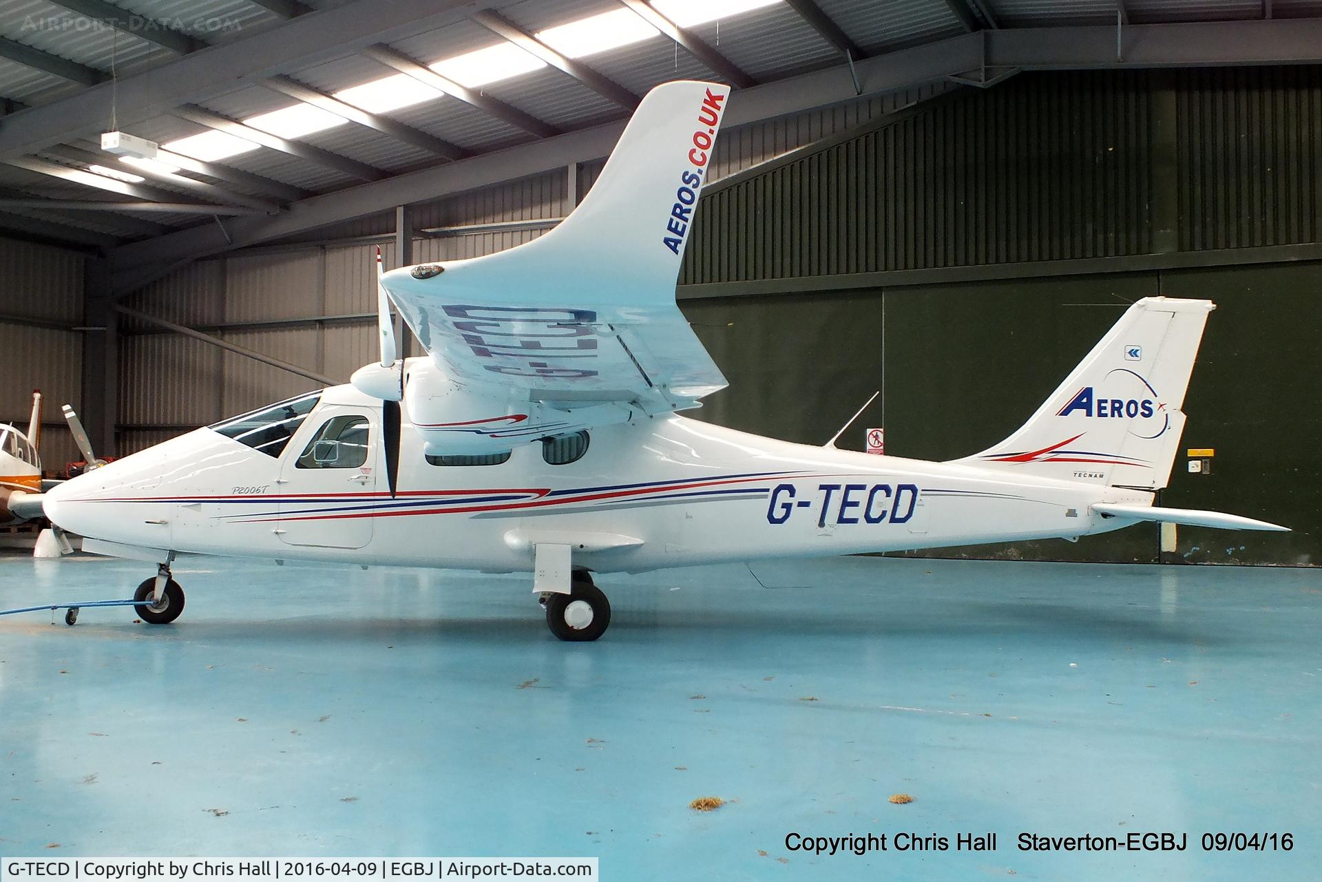 G-TECD, 2014 Tecnam P-2006T C/N 138, Staverton resident
