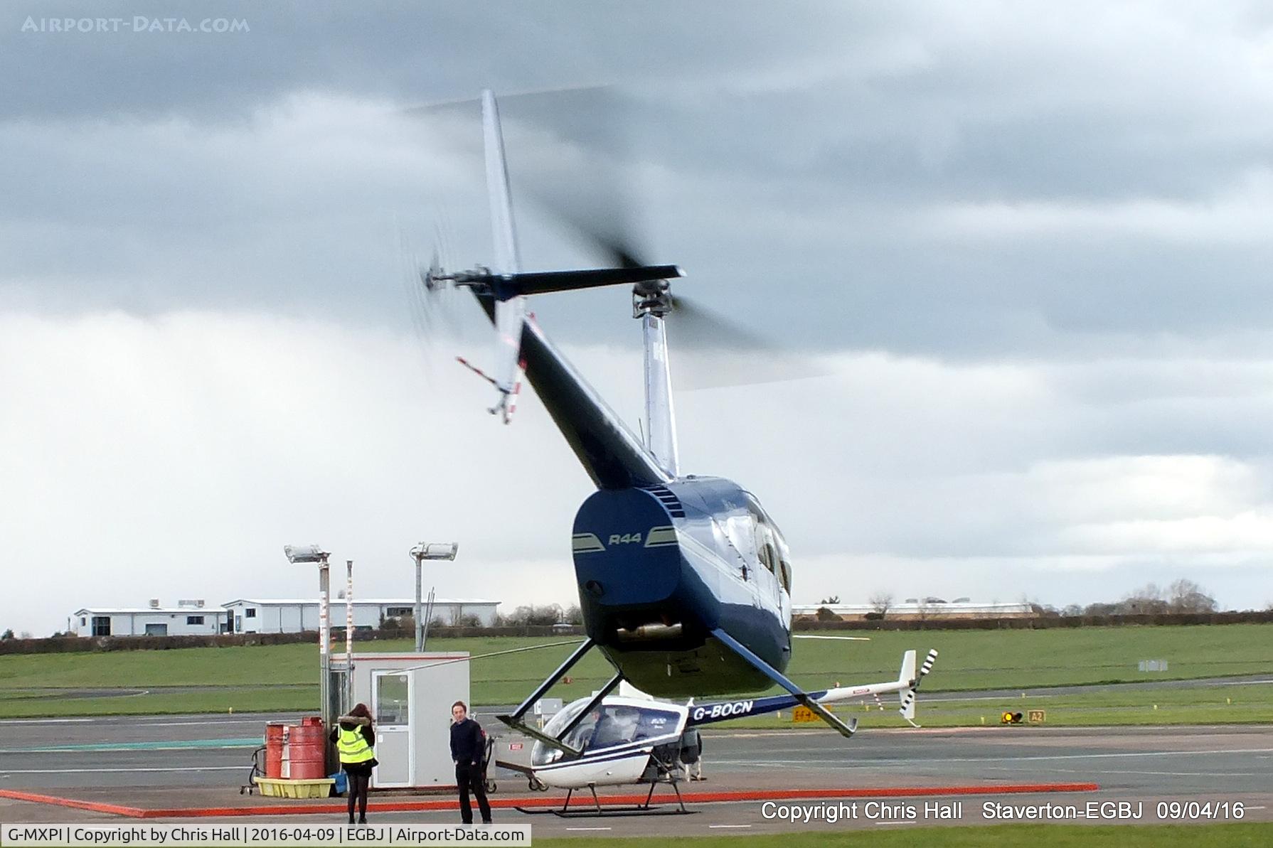 G-MXPI, 2009 Robinson R44 Raven II C/N 12827, Staverton resident