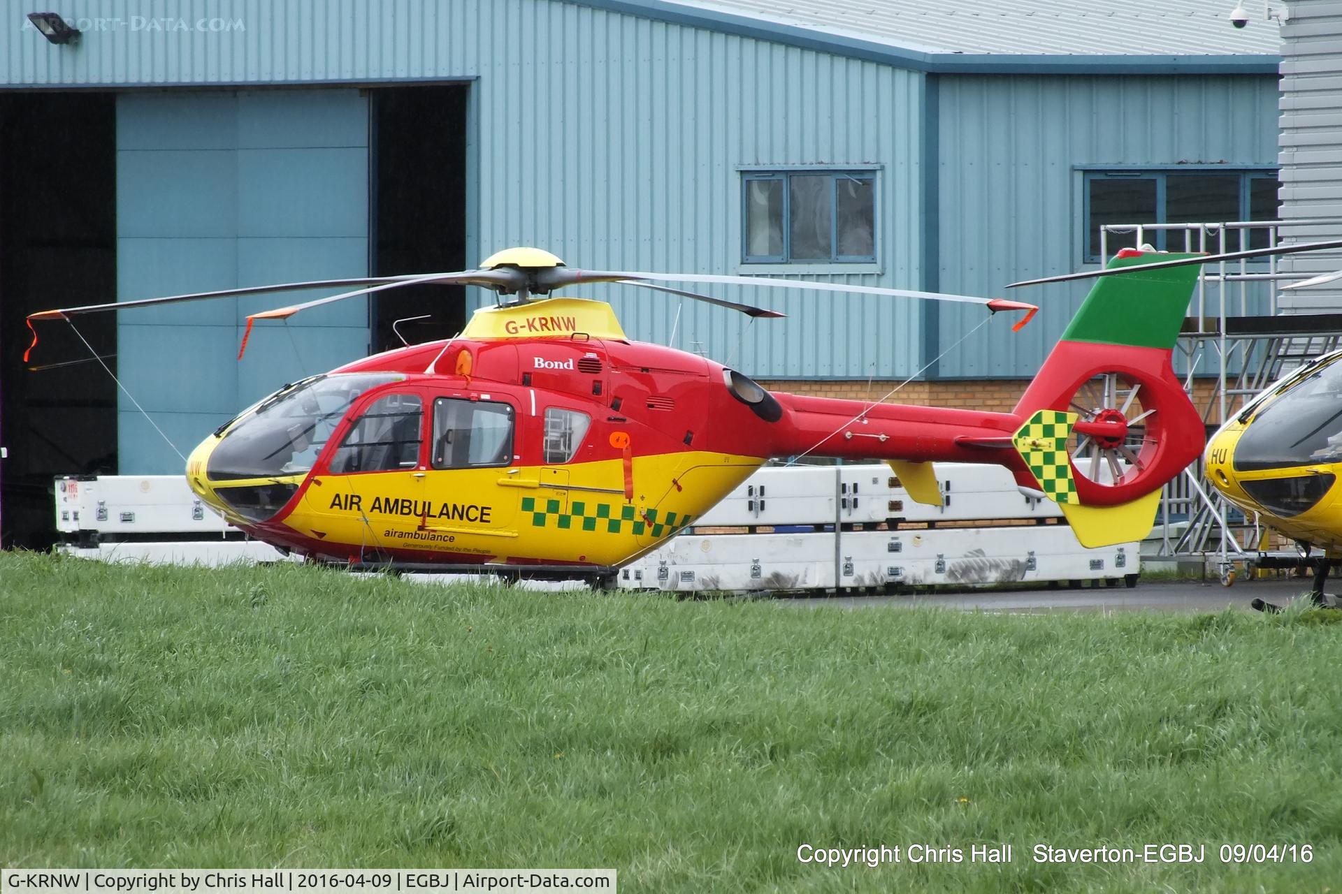 G-KRNW, 2001 Eurocopter EC-135T-2 C/N 0175, at Staverton