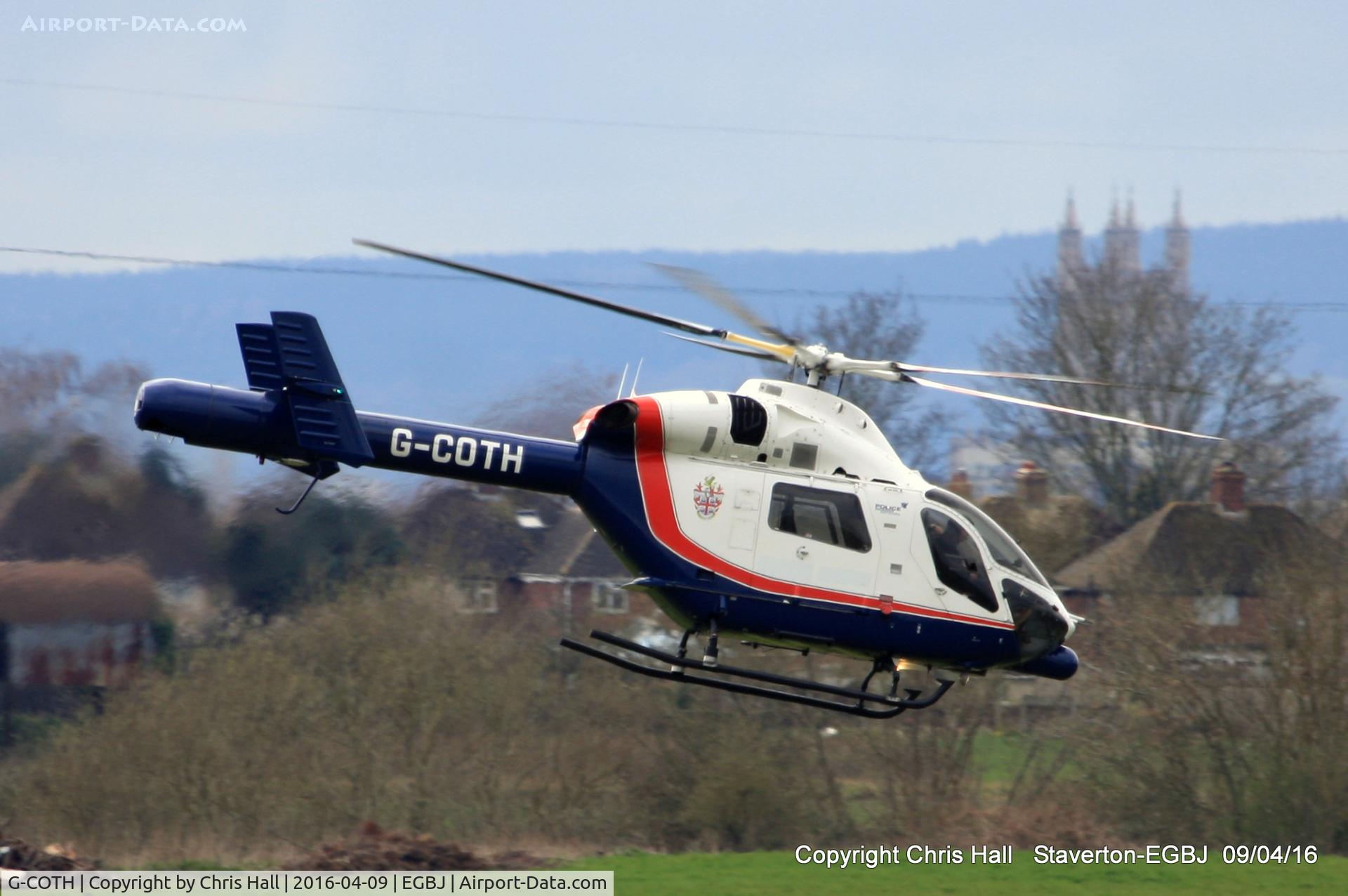 G-COTH, 2001 MD Helicopters MD-900 Explorer C/N 900-00085, at Staverton