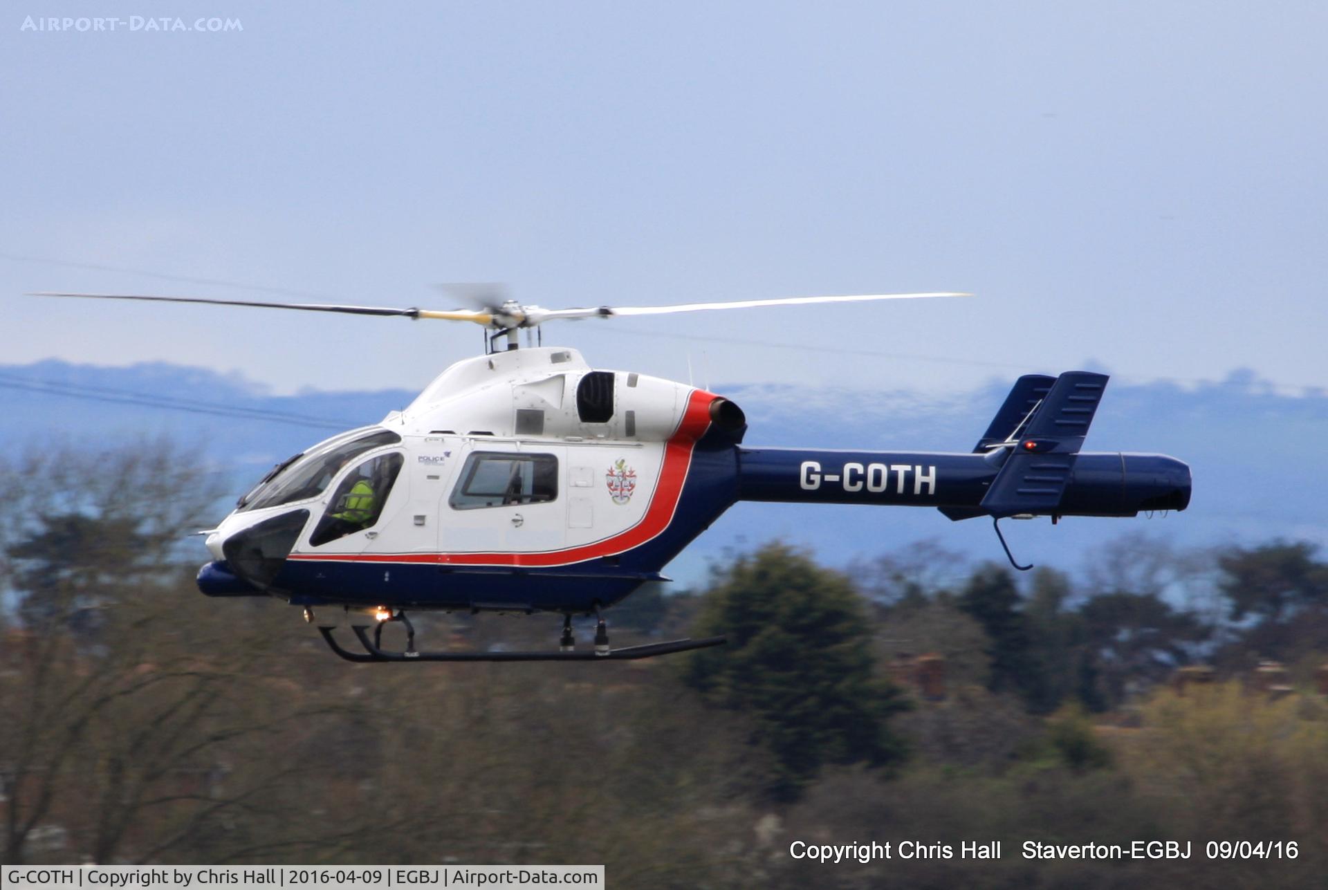 G-COTH, 2001 MD Helicopters MD-900 Explorer C/N 900-00085, at Staverton