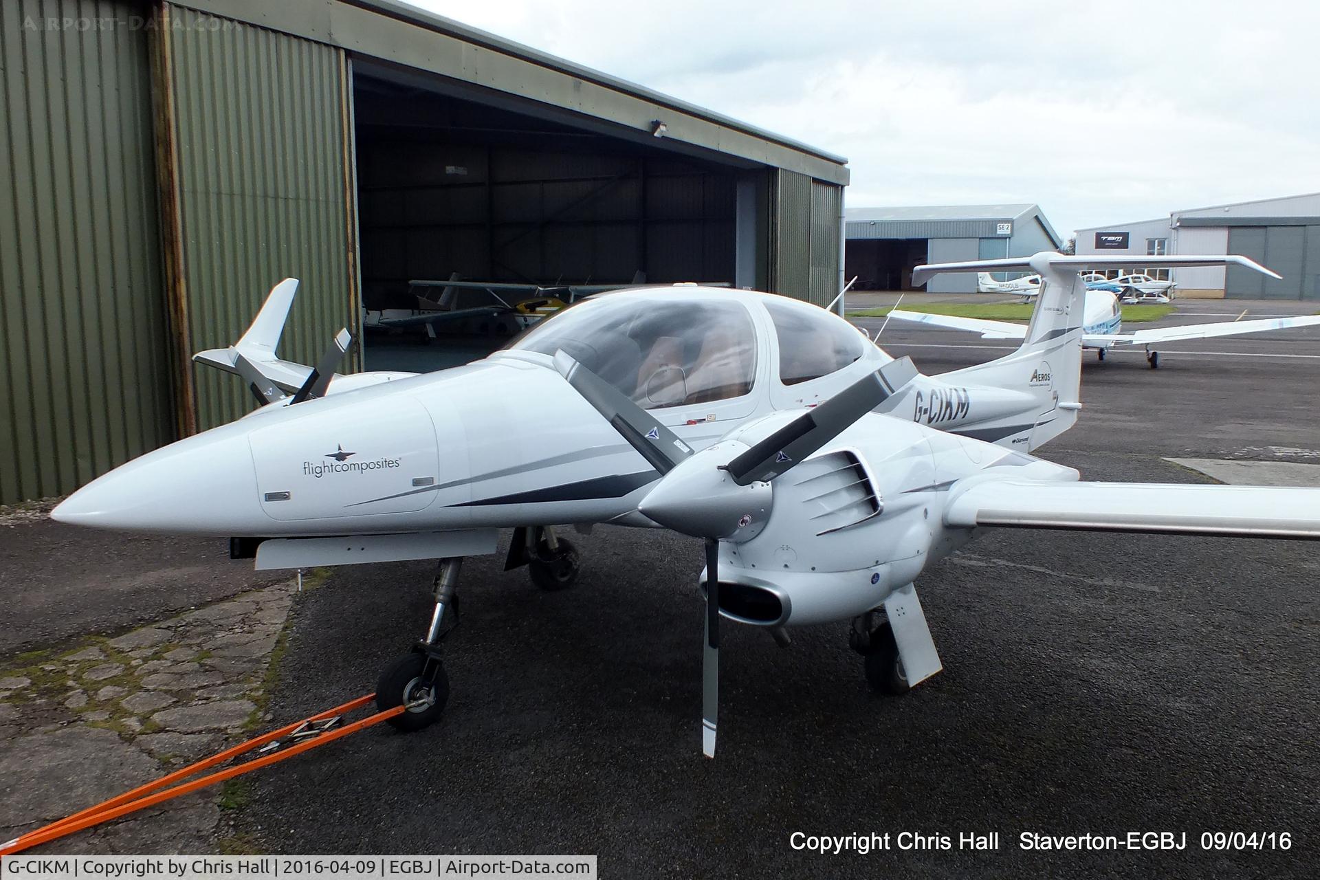 G-CIKM, 2008 Diamond DA-42 Twin Star C/N 42.367, at Staverton