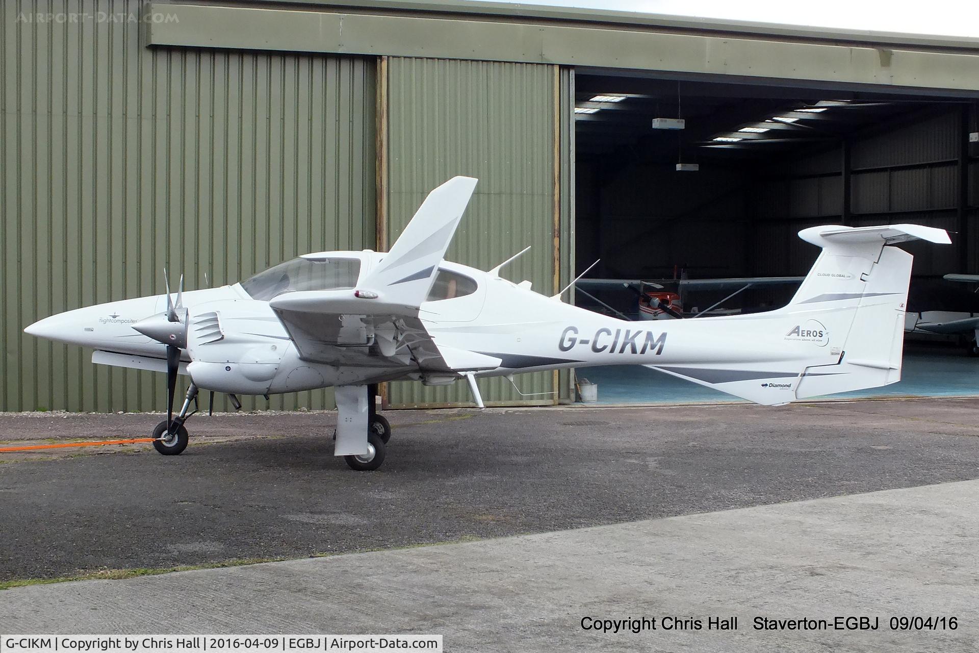 G-CIKM, 2008 Diamond DA-42 Twin Star C/N 42.367, at Staverton