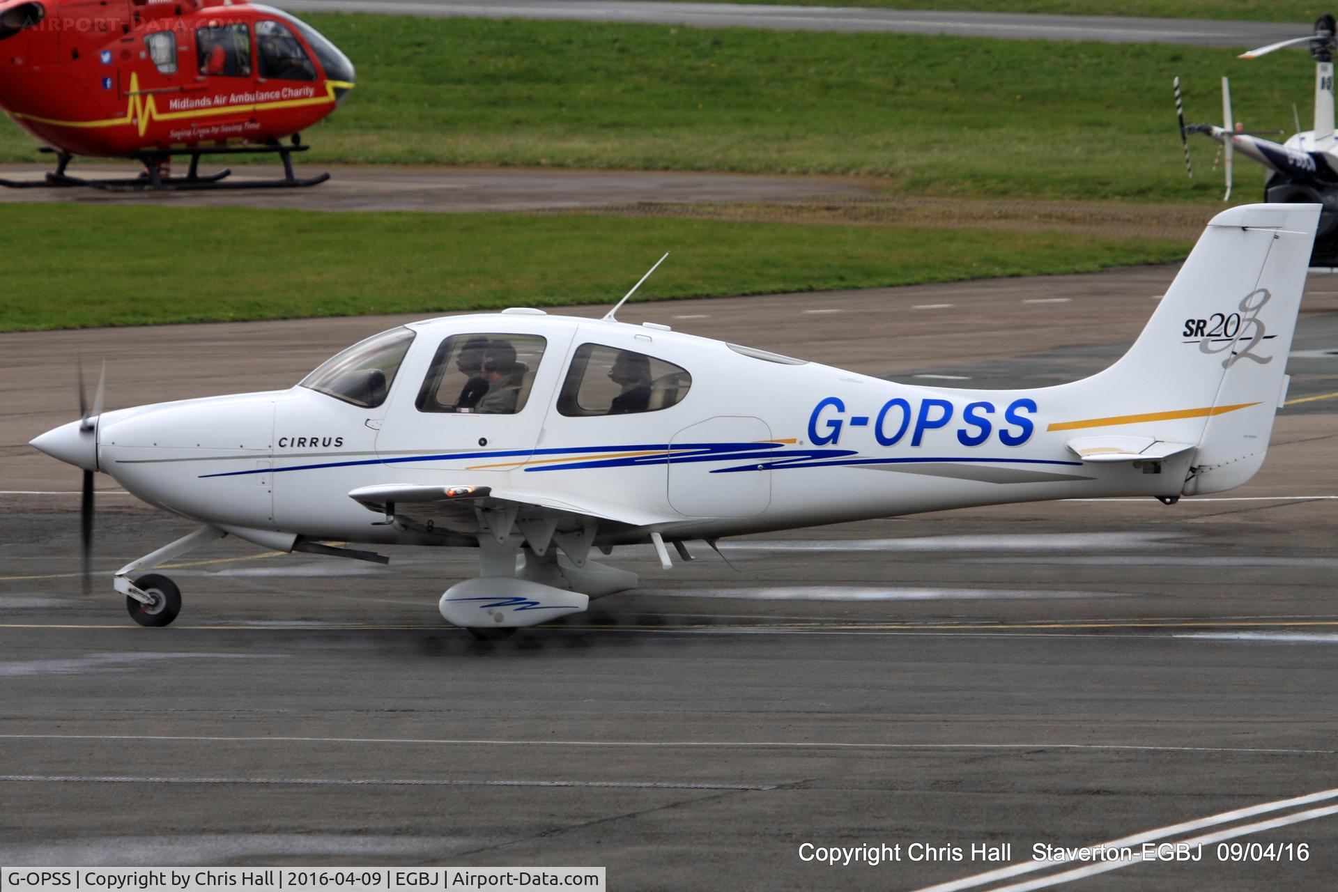 G-OPSS, 2004 Cirrus SR20 G2 C/N 1458, at Staverton