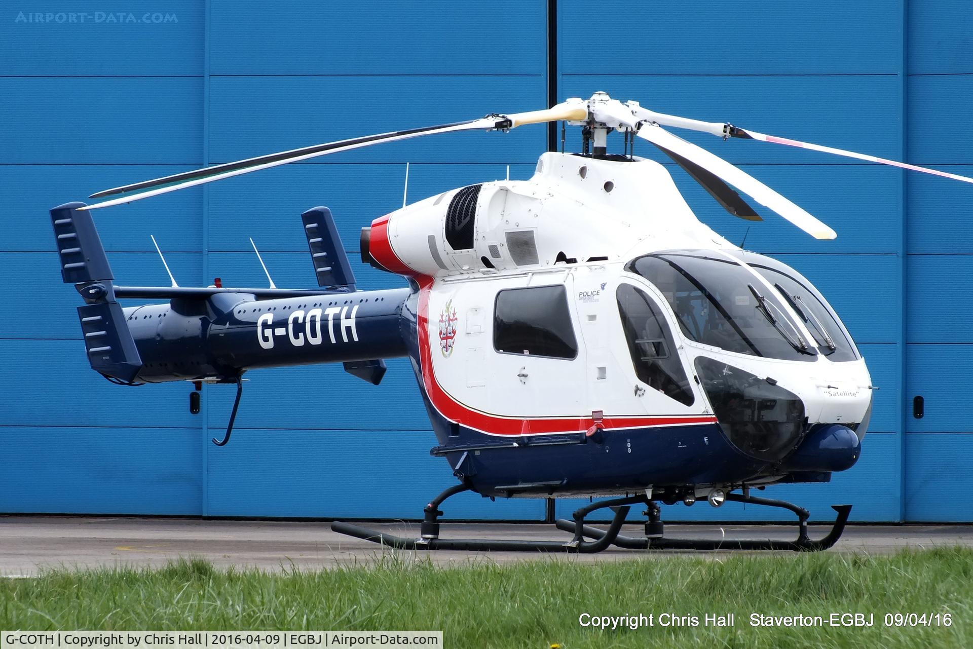 G-COTH, 2001 MD Helicopters MD-900 Explorer C/N 900-00085, at Staverton