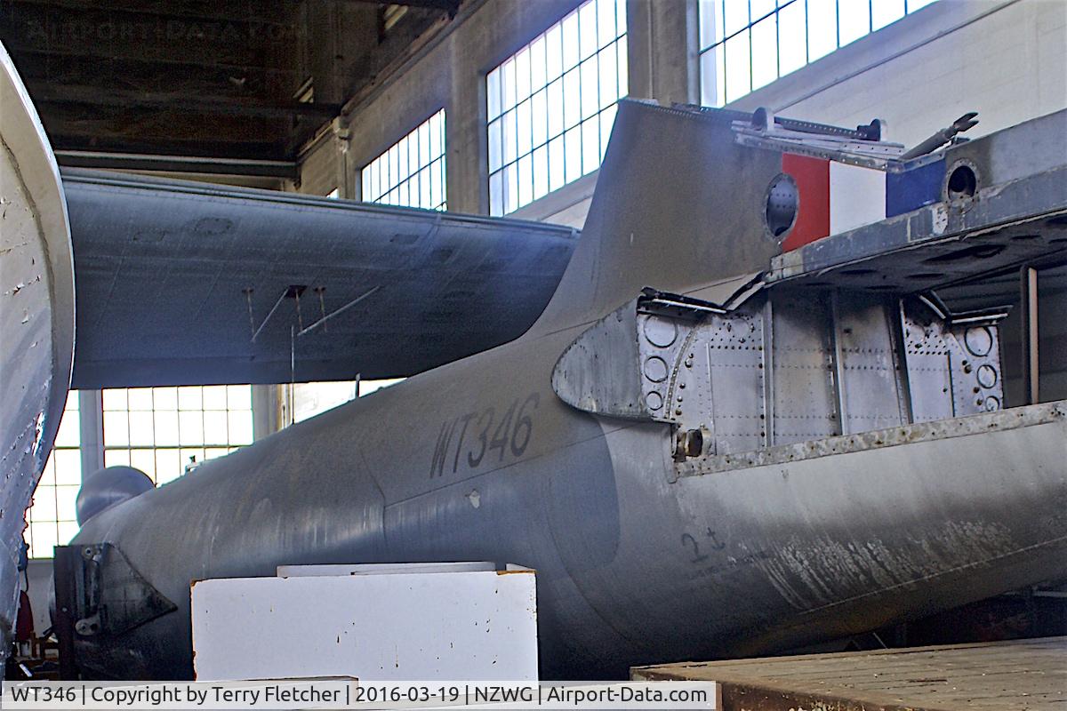 WT346, 1956 English Electric Canberra B(1).8 C/N EEP71506, At RNZAF Museum at Wigram