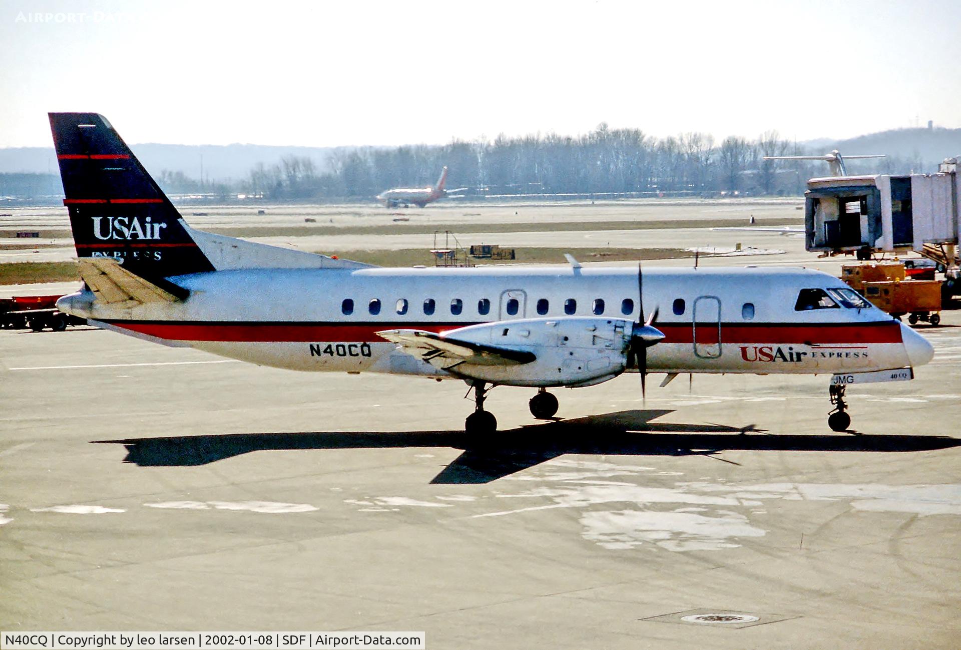 N40CQ, 1985 Saab 340A C/N 340A-040, SDF Louisville 8.1.02