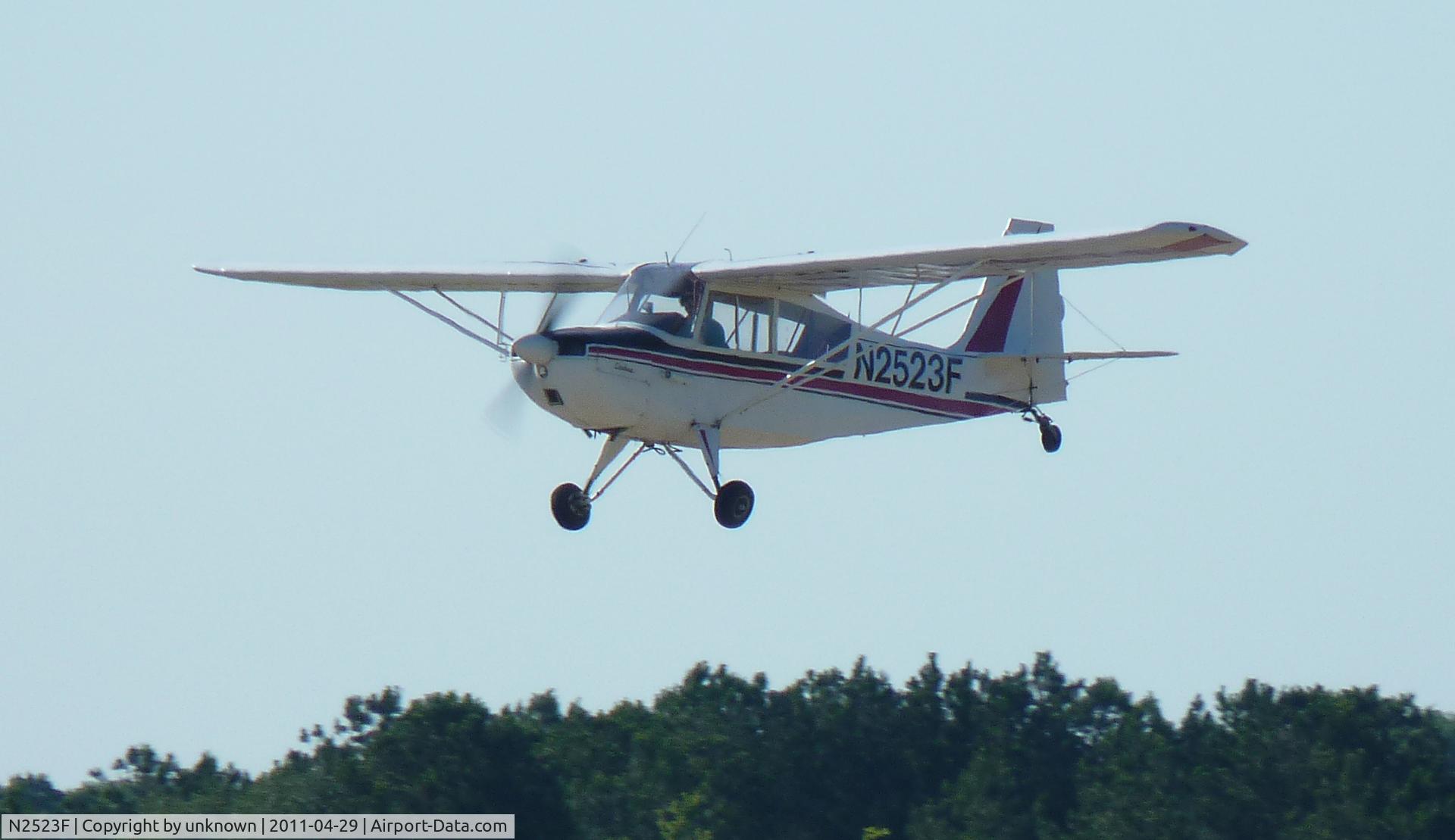 N2523F, 1965 Champion 7ECA Citabria C/N 143, On Final