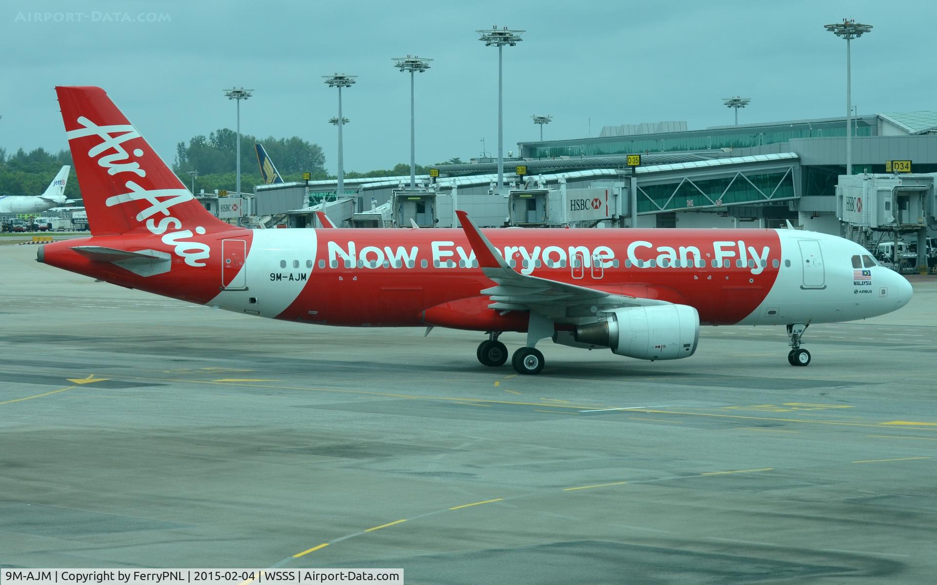 9M-AJM, 2014 Airbus A320-216 C/N 6096, AirAsia A320