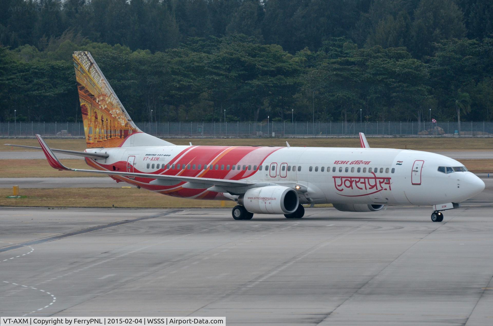 VT-AXM, 2006 Boeing 737-8HG C/N 36326, Air India Express B738 arriving in SIN