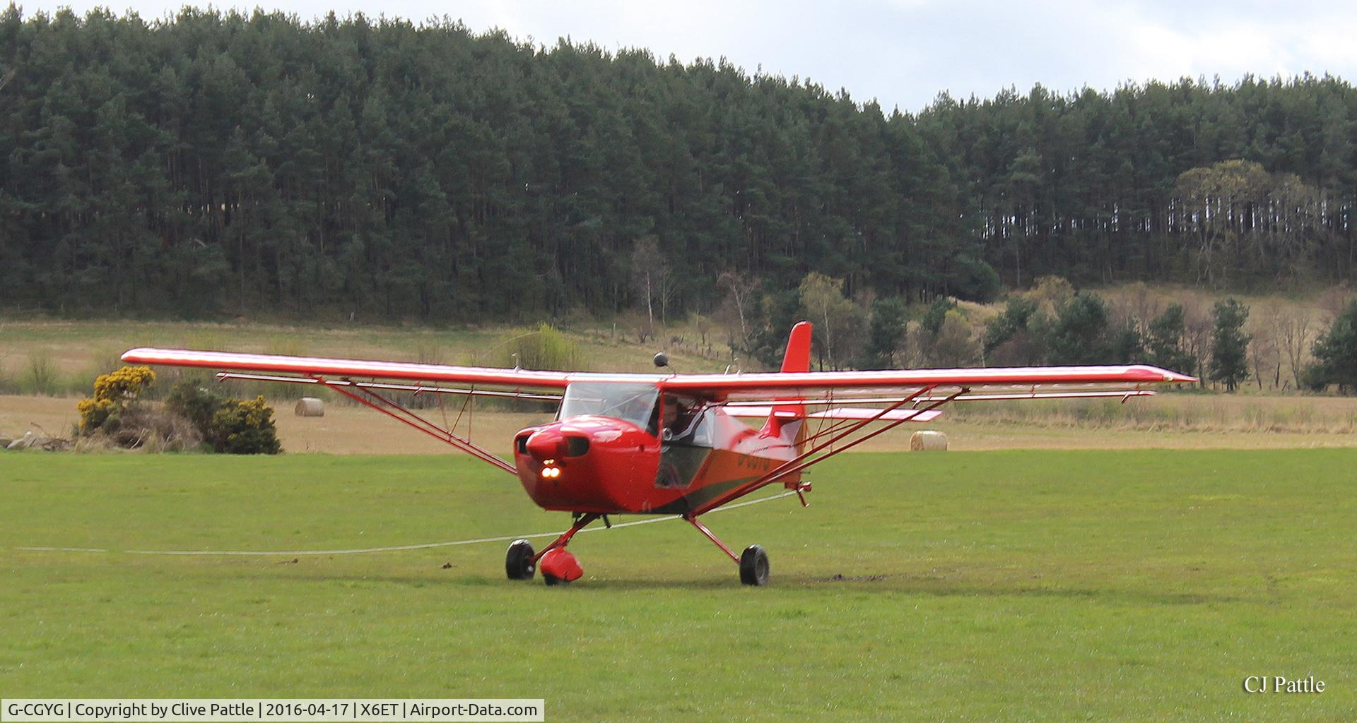 G-CGYG, 2011 Aeropro Eurofox 912(S) C/N LAA 376-15081, Glider Tug at Easterton, a gliding field 3 miles south of Elgin, Morayshire  - operated jointly by the Highland Gliding Club and the RAF Gliding and Soaring Assoc