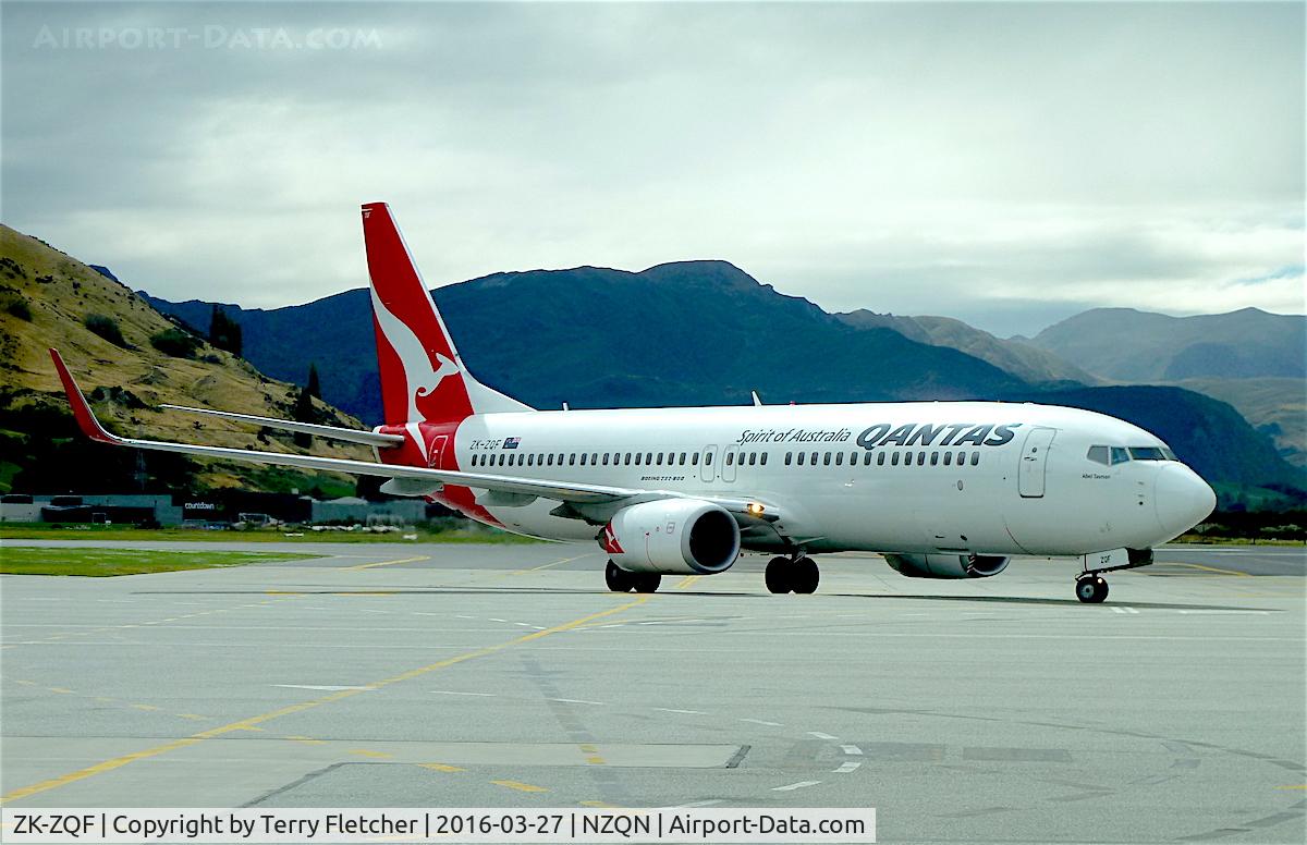 ZK-ZQF, 2011 Boeing 737-838 C/N 34204, At Queenstown