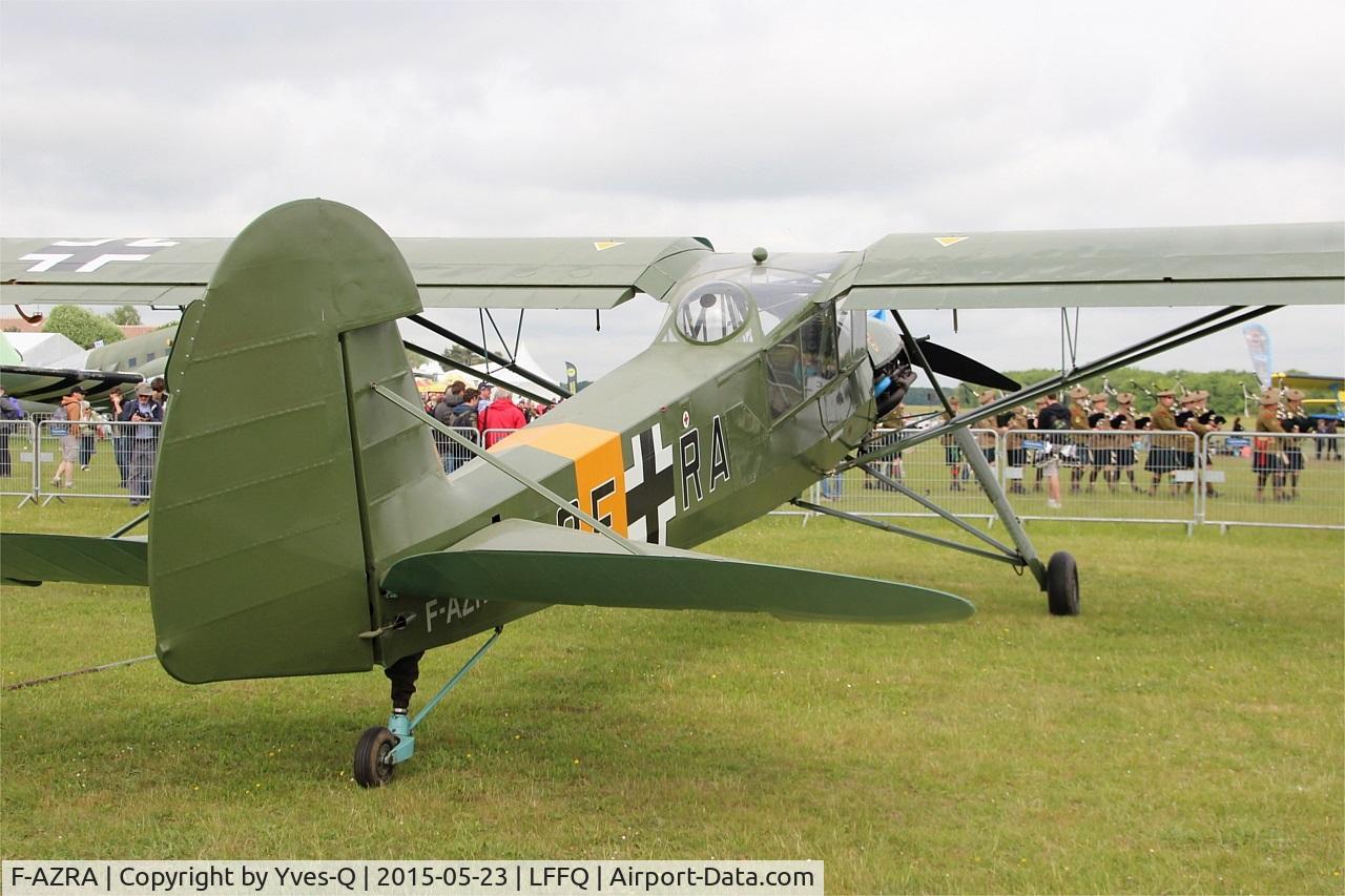 F-AZRA, Fieseler Fi-156C-3 Storch C/N 2039, Fieseler Fi-156C-3 Storch, Static display, La Ferté-Alais airfield (LFFQ) Airshow 2015