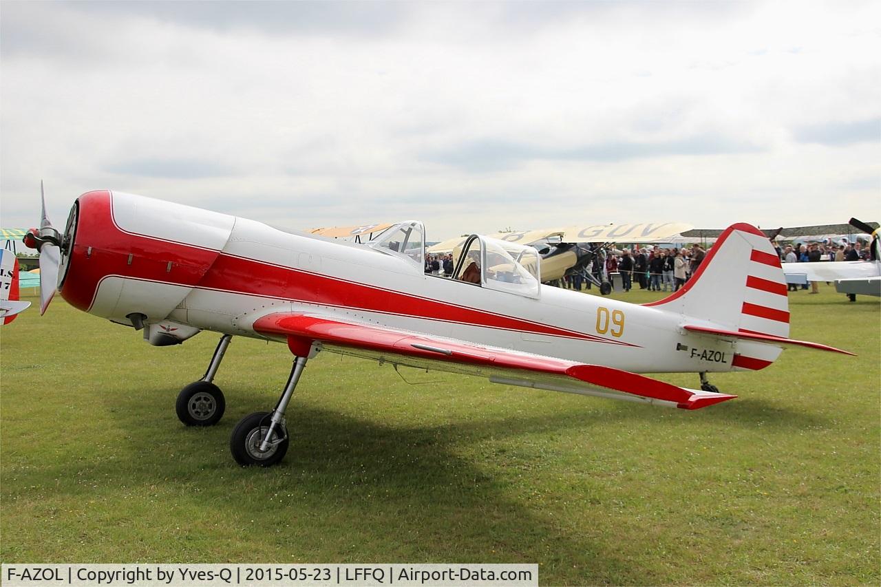 F-AZOL, 1977 Yakovlev Yak-50 C/N 77-1009, Yakovlev YAK-50, Static display, La Ferté-Alais airfield (LFFQ) Airshow 2015