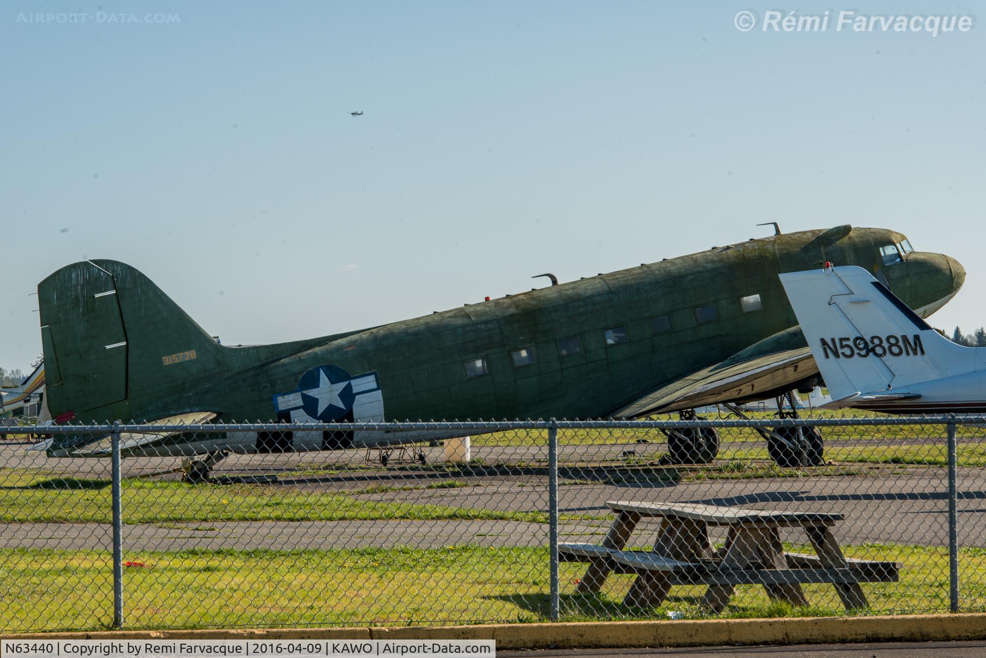 N63440, 1944 Douglas DC3C-S1C3G (C-47A) C/N 20194, Tough to find on here without creating a new plane ... all one can see is '315728' on the tail !! But grewat search features here let me find it.