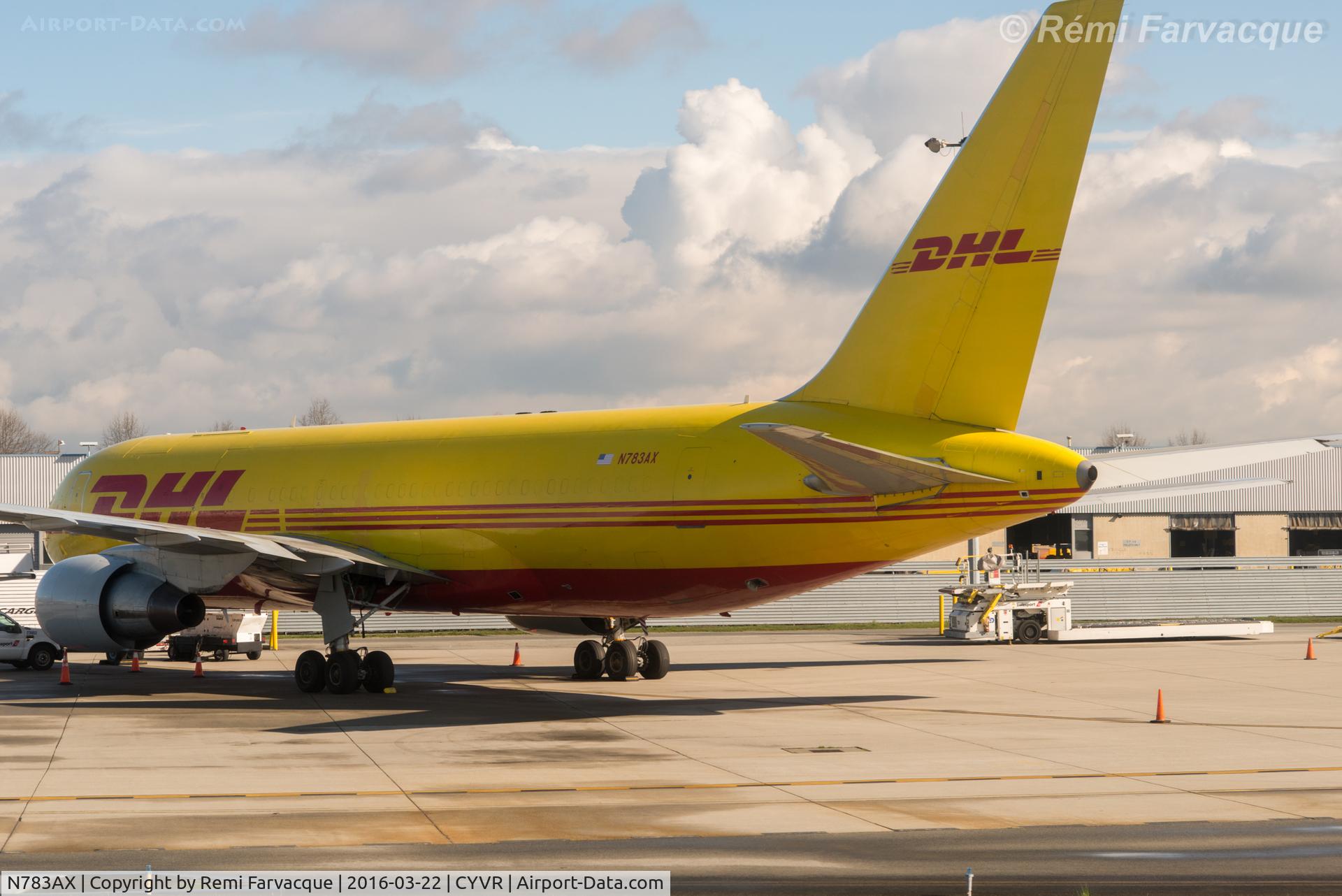 N783AX, 1983 Boeing 767-281 C/N 23016, Parked in cargo lane.