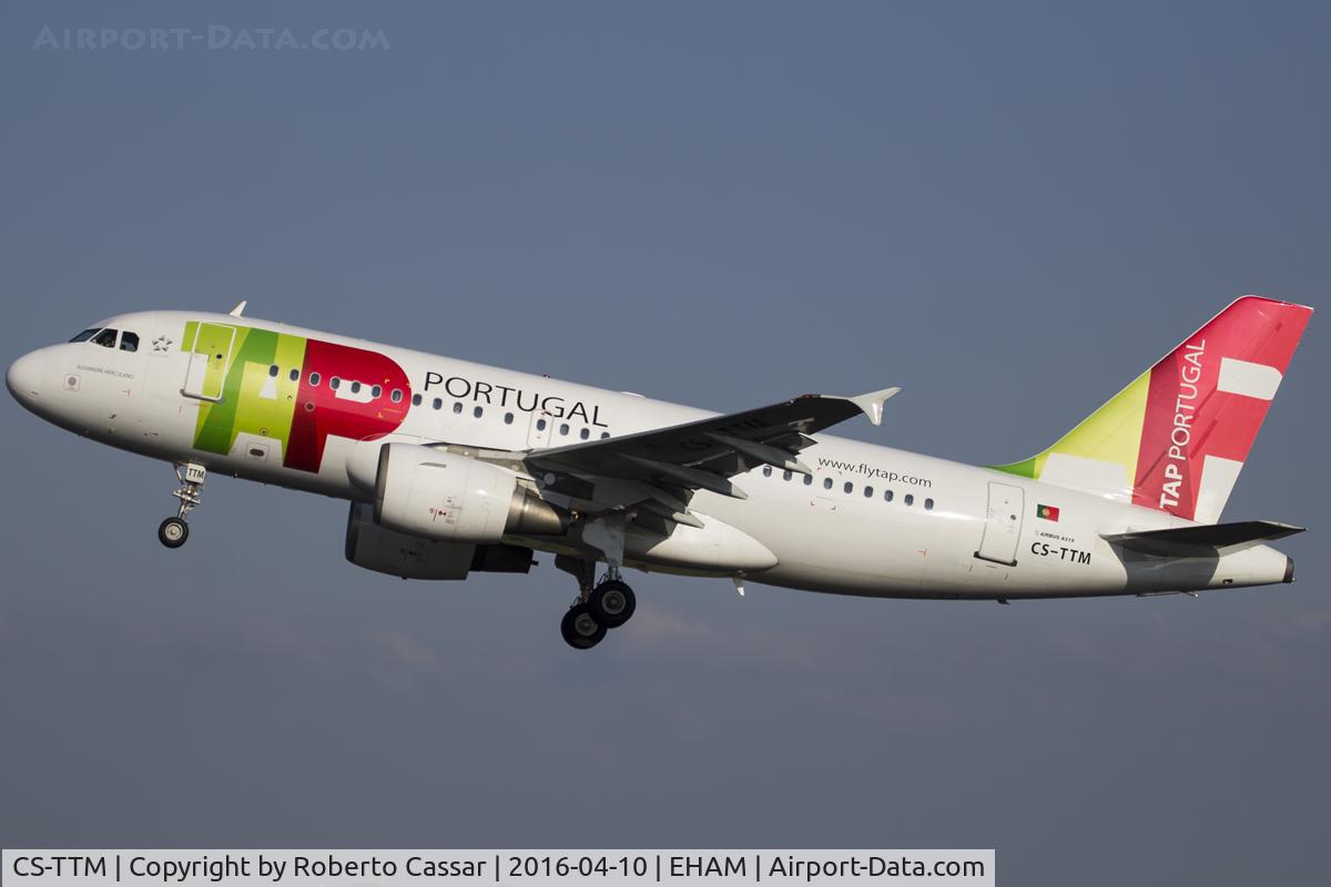 CS-TTM, 1999 Airbus A319-111 C/N 1106, Amsterdam