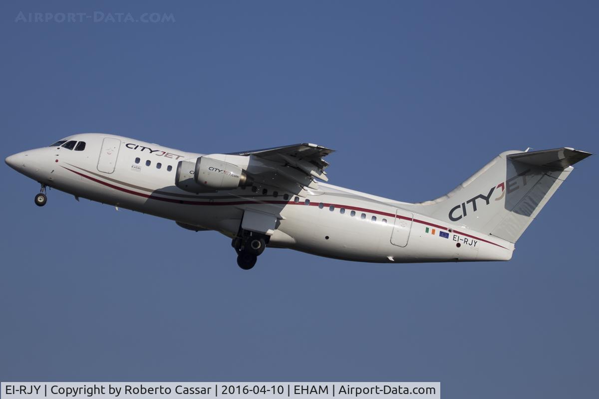 EI-RJY, 1997 British Aerospace Avro 146-RJ85 C/N E.2307, Amsterdam