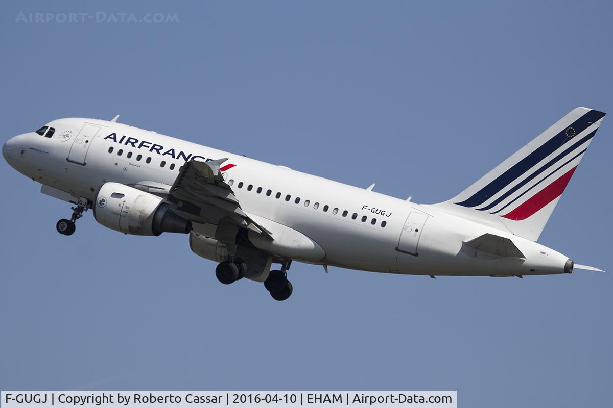 F-GUGJ, 2005 Airbus A318-111 C/N 2582, Amsterdam