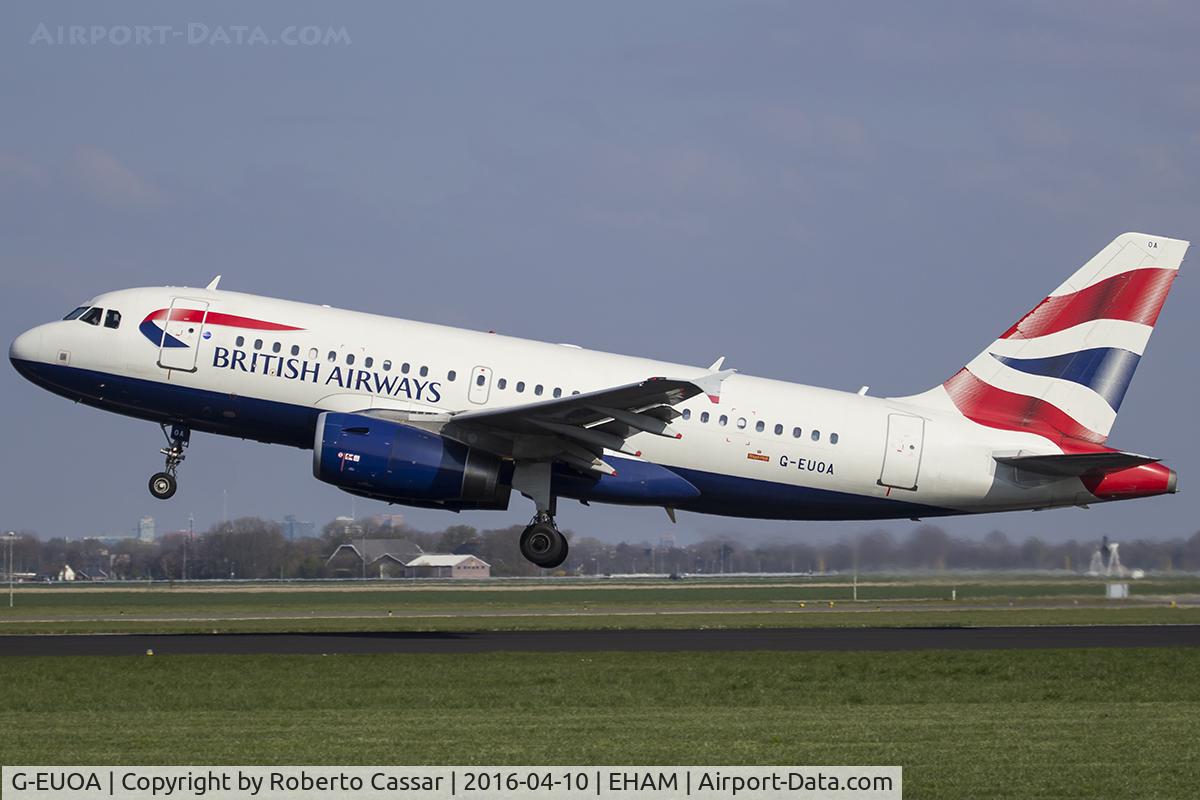 G-EUOA, 2001 Airbus A319-131 C/N 1513, Amsterdam