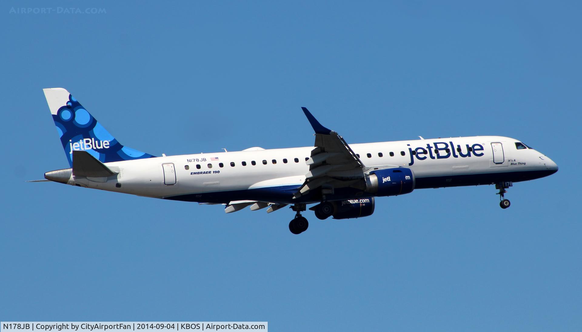 N178JB, 2005 Embraer 190AR (ERJ-190-100IGW) C/N 19000004, JetBlue (JBU/B6)