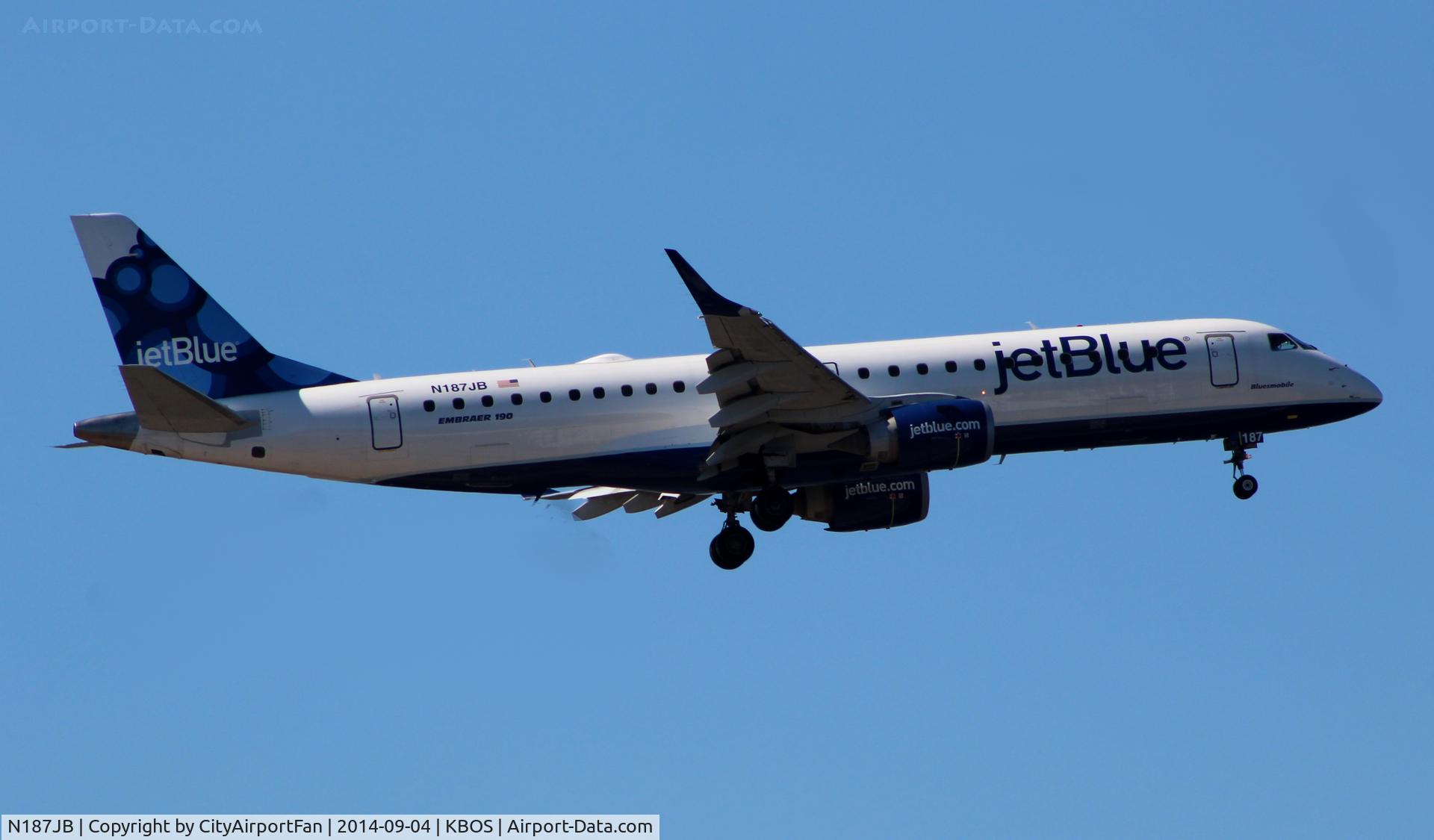 N187JB, 2005 Embraer 190AR (ERJ-190-100IGW) C/N 19000009, JetBlue (JBU/B6)