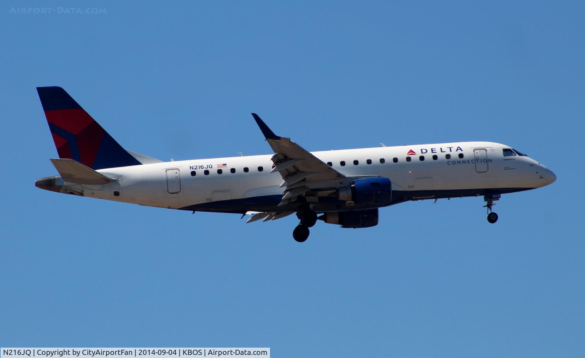 N216JQ, 2009 Embraer 175LR (ERJ-170-200LR) C/N 17000273, Delta Connection (DAL/DL)