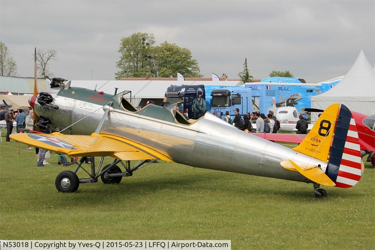 N53018, 1941 Ryan Aeronautical ST3KR C/N 1164, Ryan Aeronautical ST3KR, Displayed at La Ferté-Alais airfield (LFFQ) Airshow 2015