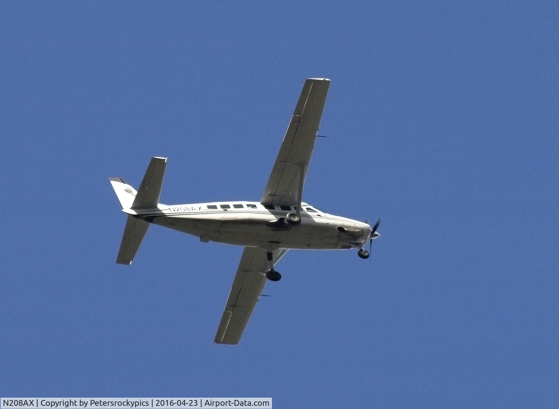 N208AX, 1998 Cessna 208B Grand Caravan C/N 208B0710, Spotted flying over castor hanglands, Peterborough.