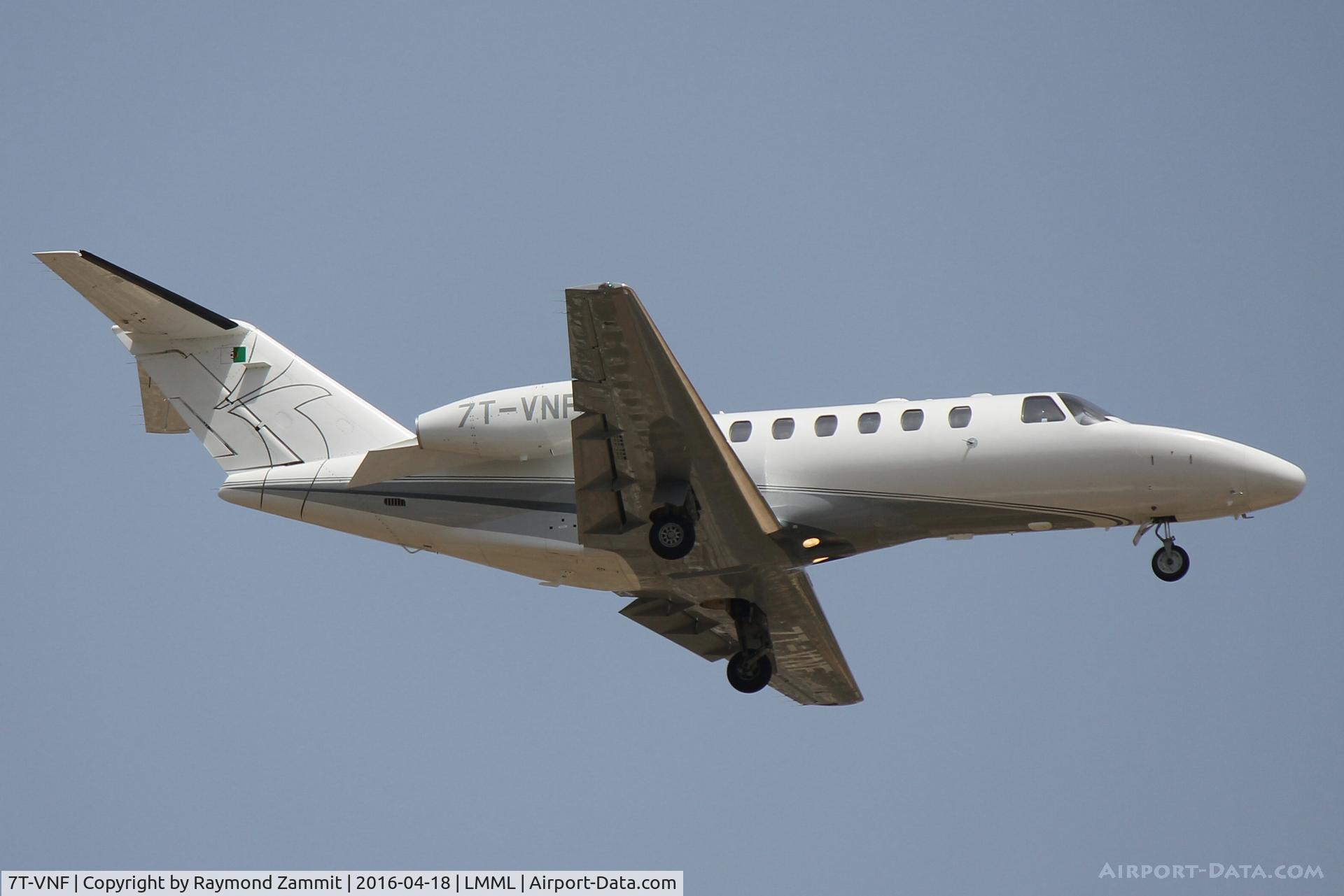 7T-VNF, 2008 Cessna 525A CitationJet CJ2+ C/N 525A-0436, Cessna 525A CitationJet CJ2 7T-VNF