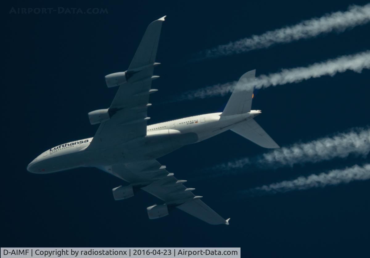 D-AIMF, 2011 Airbus A380-841 C/N 066, 23/4/2016 Lufthansa Airbus A380-800 D-AIMF 