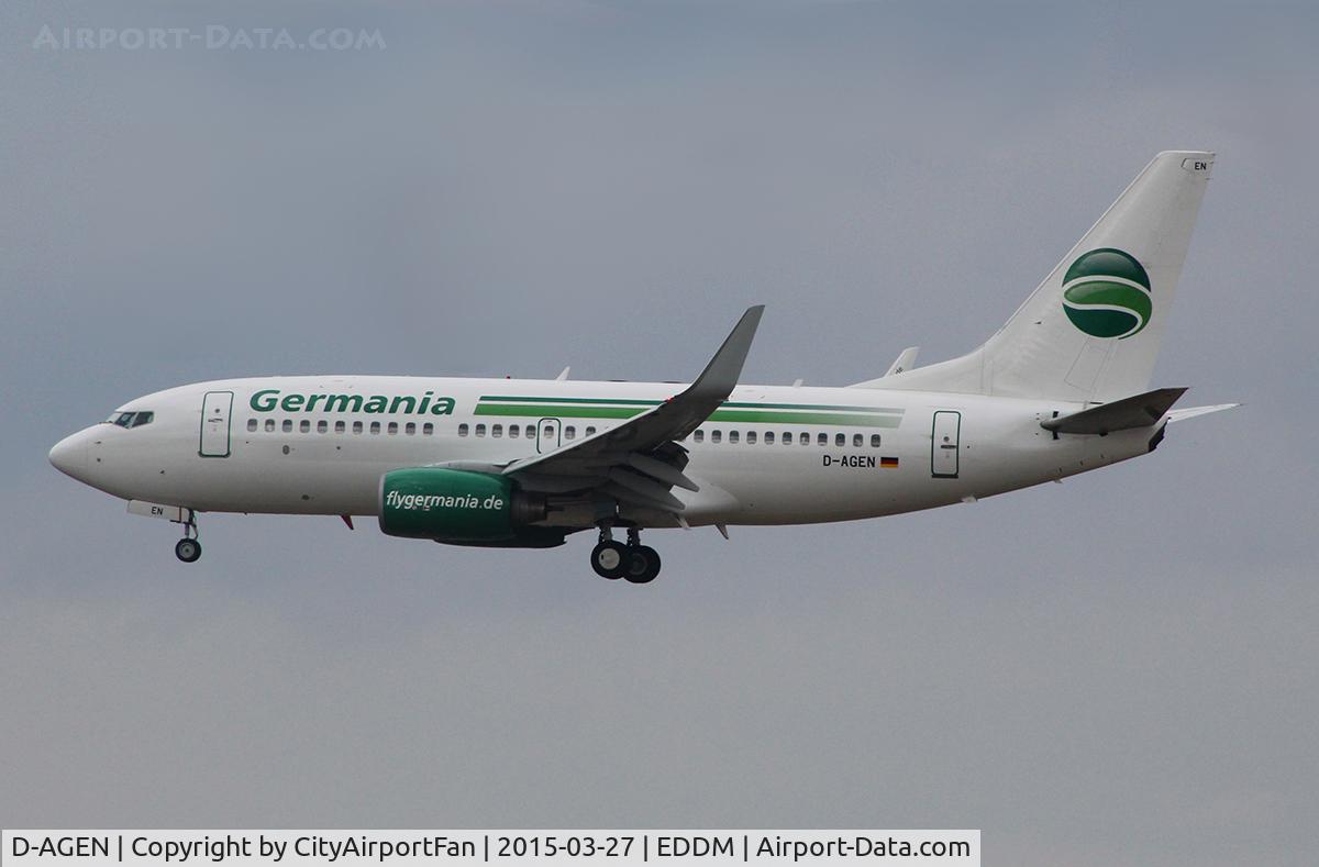 D-AGEN, 1998 Boeing 737-75B C/N 28100, Germania (GMI/ST)