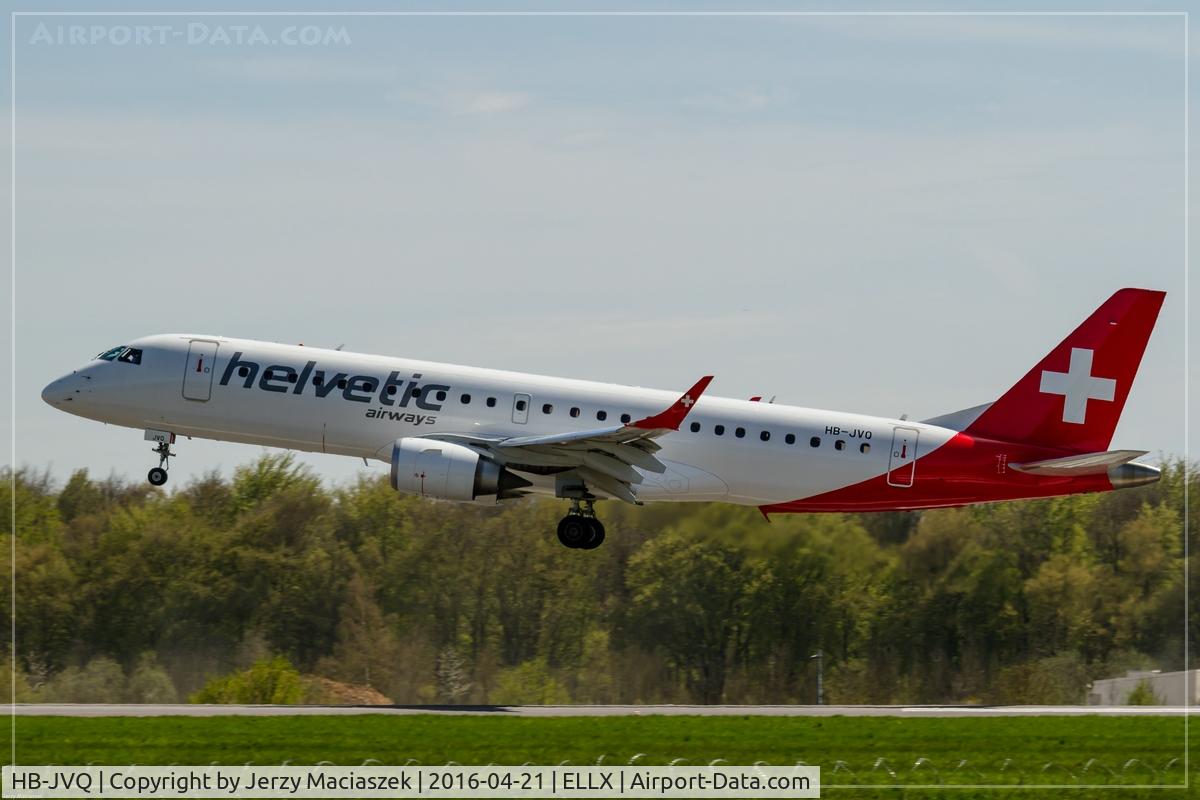 HB-JVQ, 2011 Embraer 190LR (ERJ-190-100LR) C/N 19000420, Embraer ERJ-190-100LR 190LR,