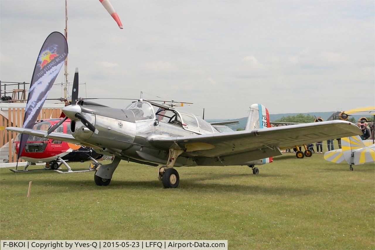 F-BKOI, Morane-Saulnier MS-733 Alcyon C/N 74, Morane-Saulnier MS-733 Alcyon, Static display, La Ferté-Alais airfield (LFFQ) Airshow 2015