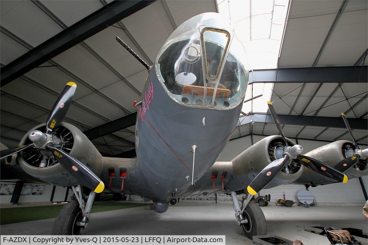 F-AZDX, 1944 Boeing B-17G Flying Fortress C/N 8246, Boeing B-17G Flying Fortress, Static display, La Ferté-Alais airfield (LFFQ) Air show 2015