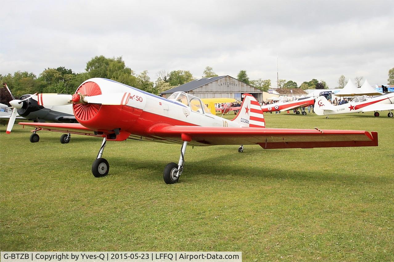 G-BTZB, 1980 Yakovlev Yak-50 C/N 801810, Yakovlev Yak-50, Static display, La Ferté-Alais Airfield (LFFQ) Air show 2015