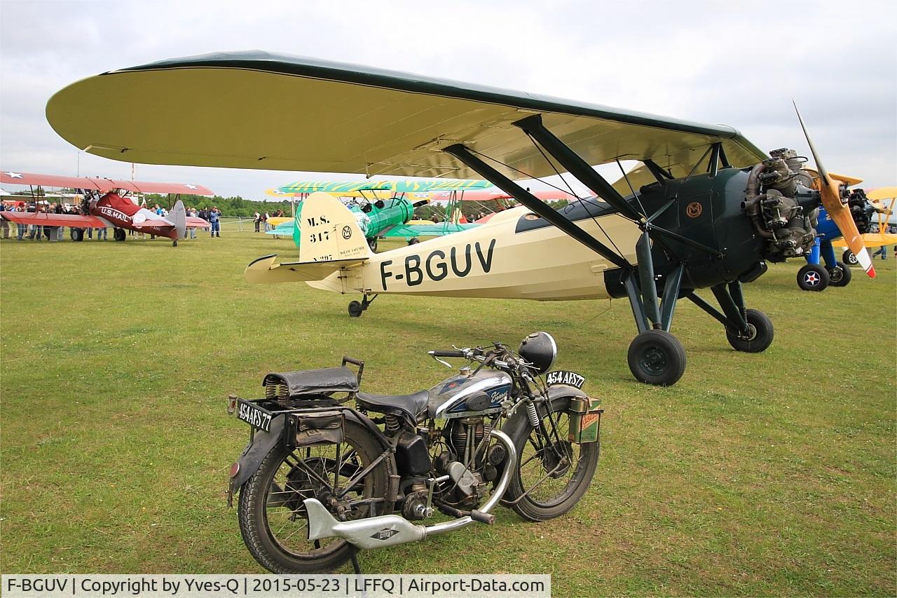 F-BGUV, Morane-Saulnier MS.317 C/N 297, Morane-Saulnier MS.317, Static display, La Ferté-Alais Airfield (LFFQ) Air show 2015