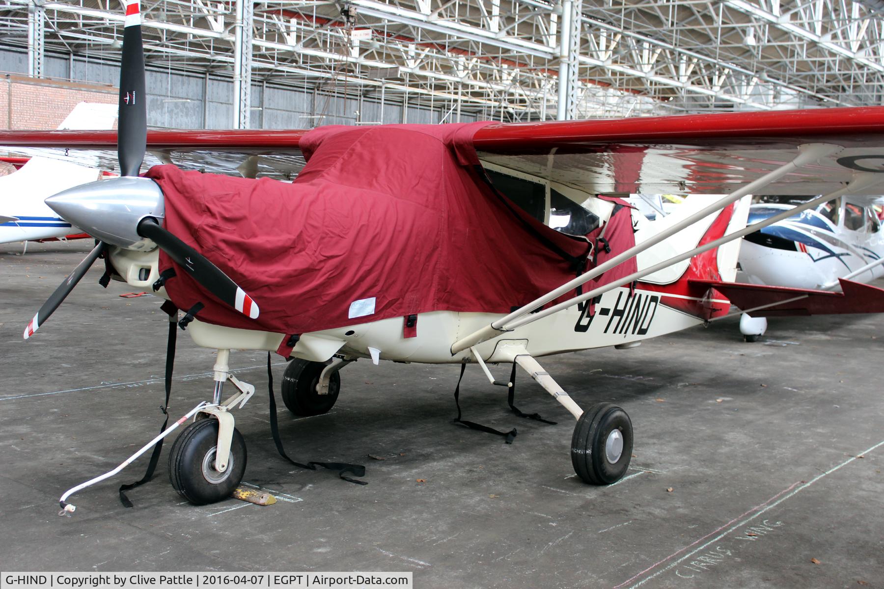 G-HIND, 1997 Maule MT-7-235 Super Rocket C/N 18037C, Hangared at Perth EGPT