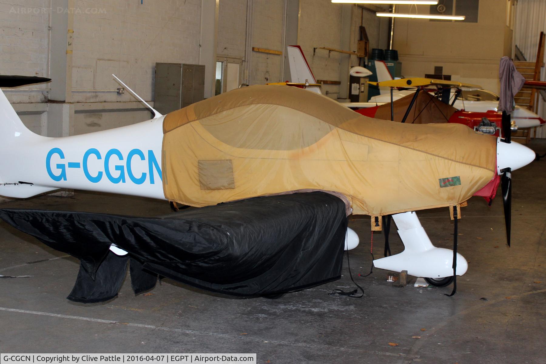 G-CGCN, 2009 Dyn'Aero MCR-01 Club C/N PFA 301A-14742, Hangared at Perth EGPT