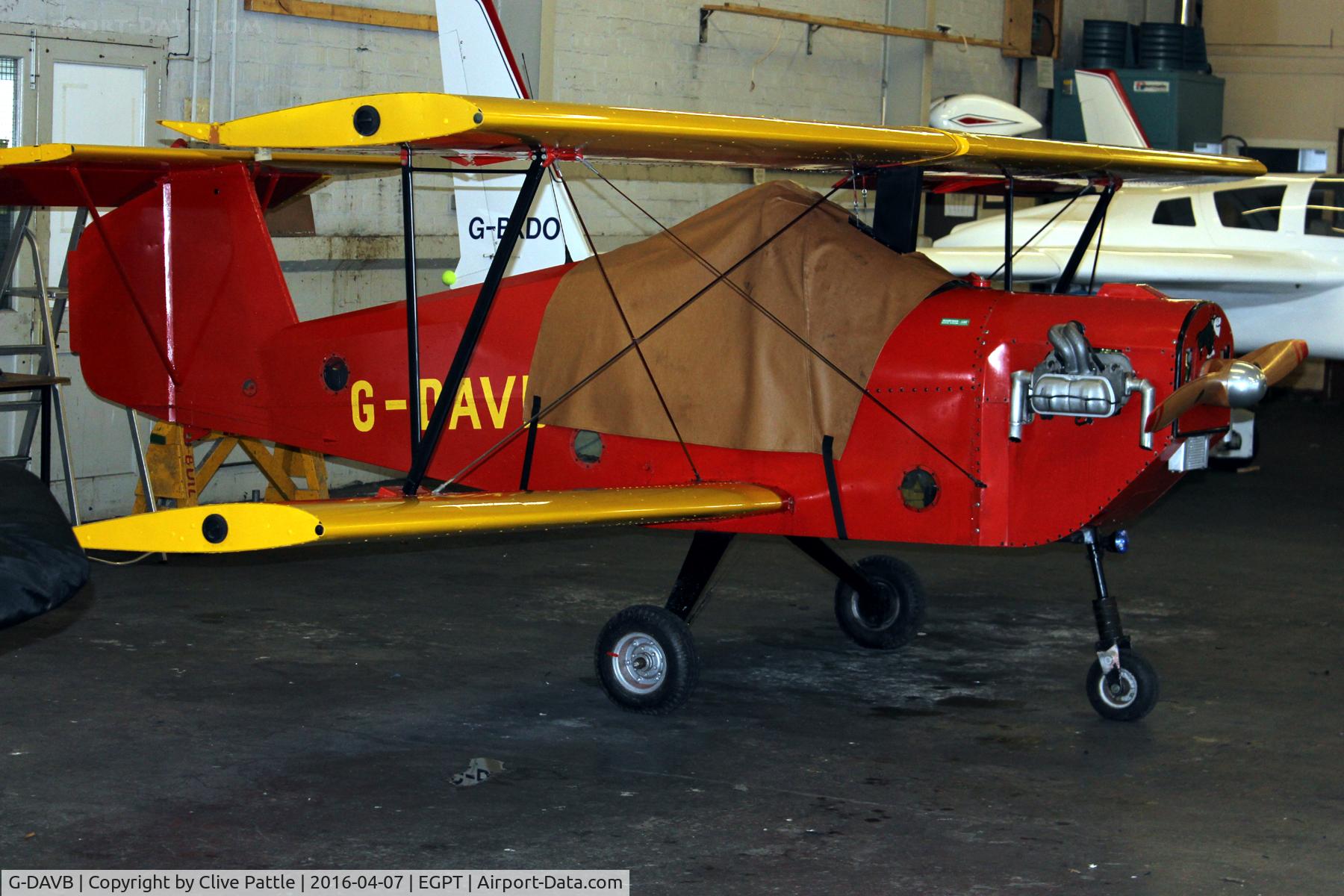 G-DAVB, 2009 Aerosport Scamp C/N PFA 117-10889, Hangared at Perth EGPT