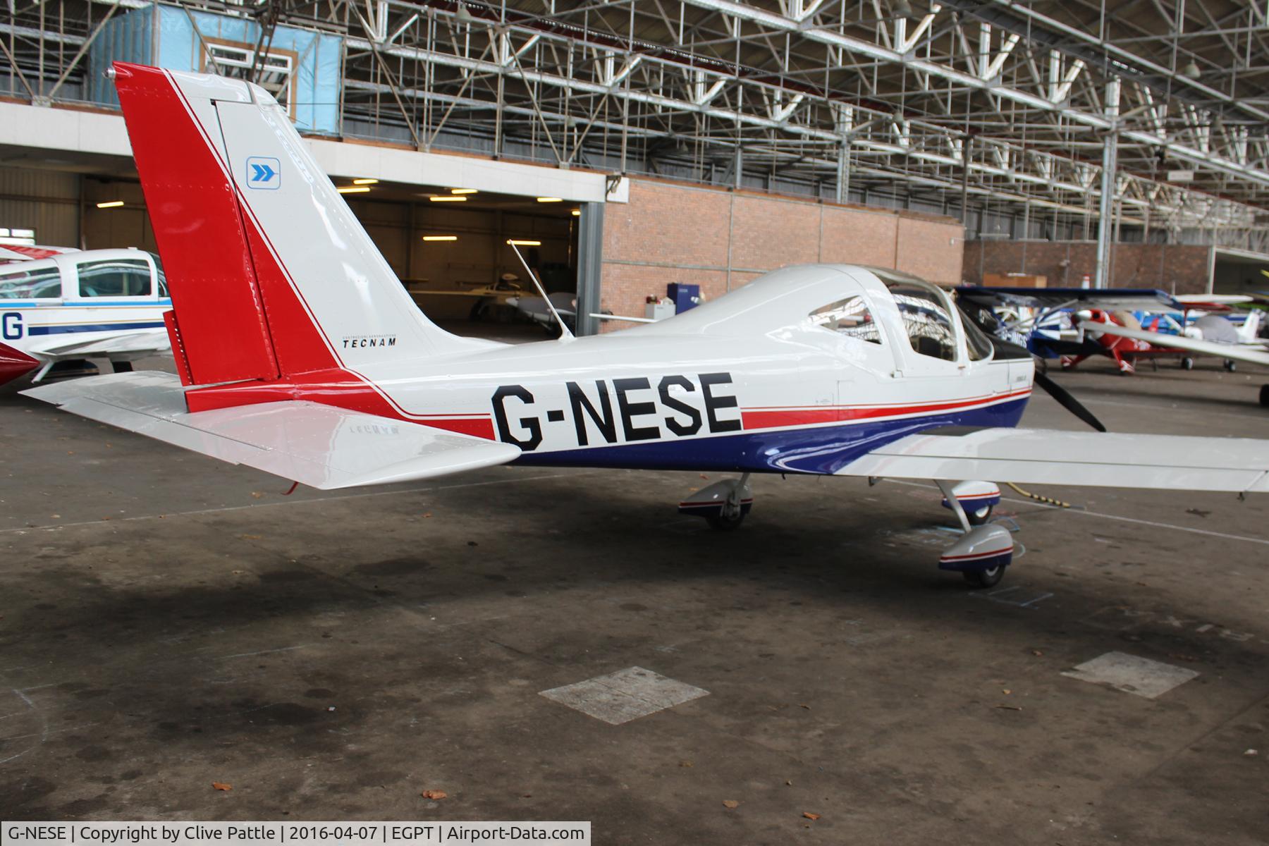 G-NESE, 2006 Tecnam P-2002JF Sierra C/N 039, Hangared at Perth EGPT