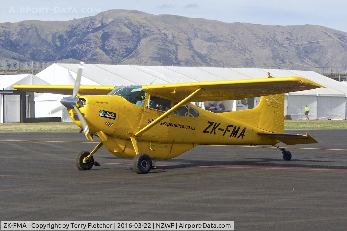 ZK-FMA, Cessna A185F Skywagon 185 C/N 18503513, At Wanaka