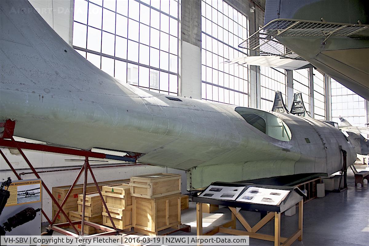 VH-SBV, Consolidated Vultee PBY-5A Catalina C/N CV-592, In the Reserve Collection at the Air Force Museum of New Zealand at Wigram  - ex 44-34081