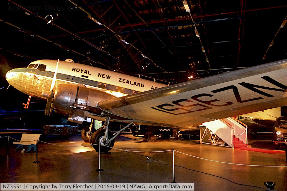 NZ3551, 1945 Douglas C-47B-45-DK C/N 16963 / 34223, Preserved at the Air Force Museum of New Zealand at Wigram - ex 45-0960