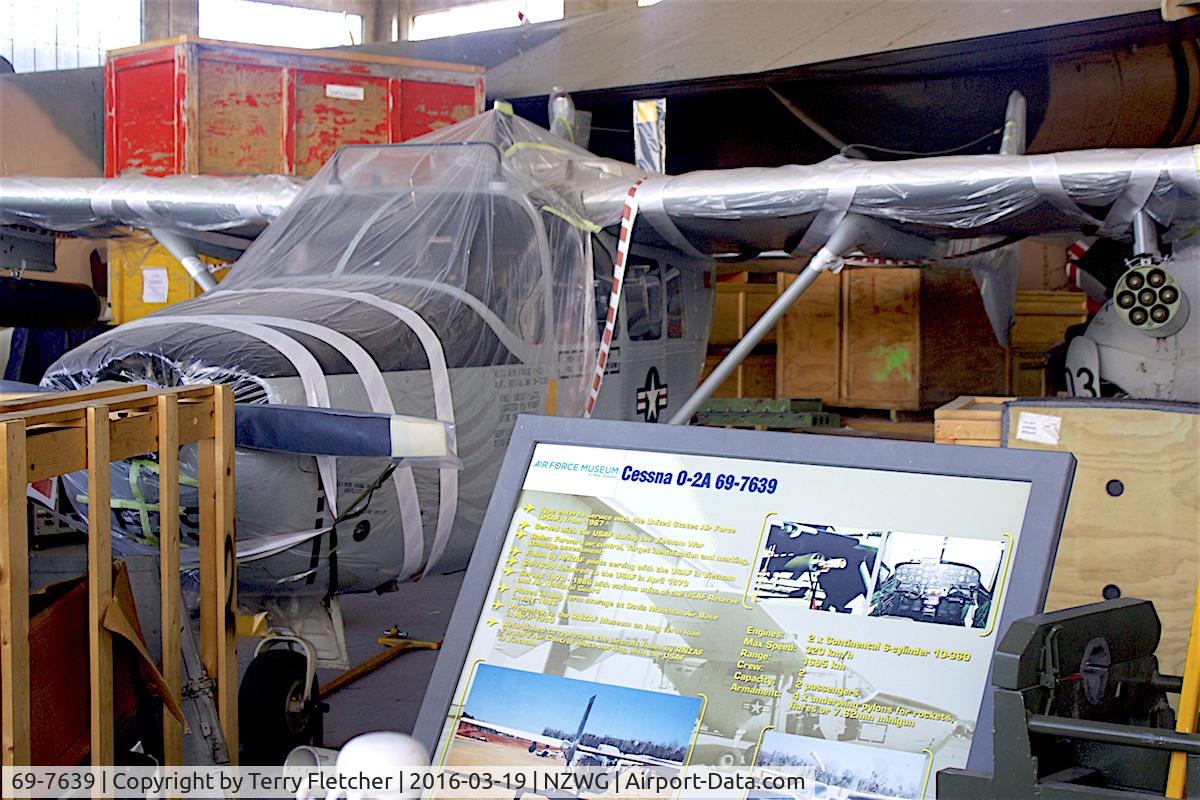 69-7639, 1969 Cessna O-2A Super Skymaster C/N 337M-0437, Preserved in the Reserve Collection at the Air Force Museum of New Zealand at Wigram
