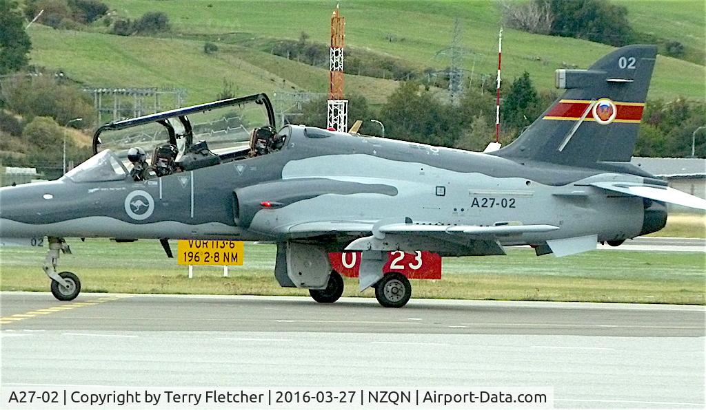 A27-02, 2000 British Aerospace Hawk 127 C/N DT02, Based at Queenstown , NZ during 2016 Warbirds over Wanaka weekend