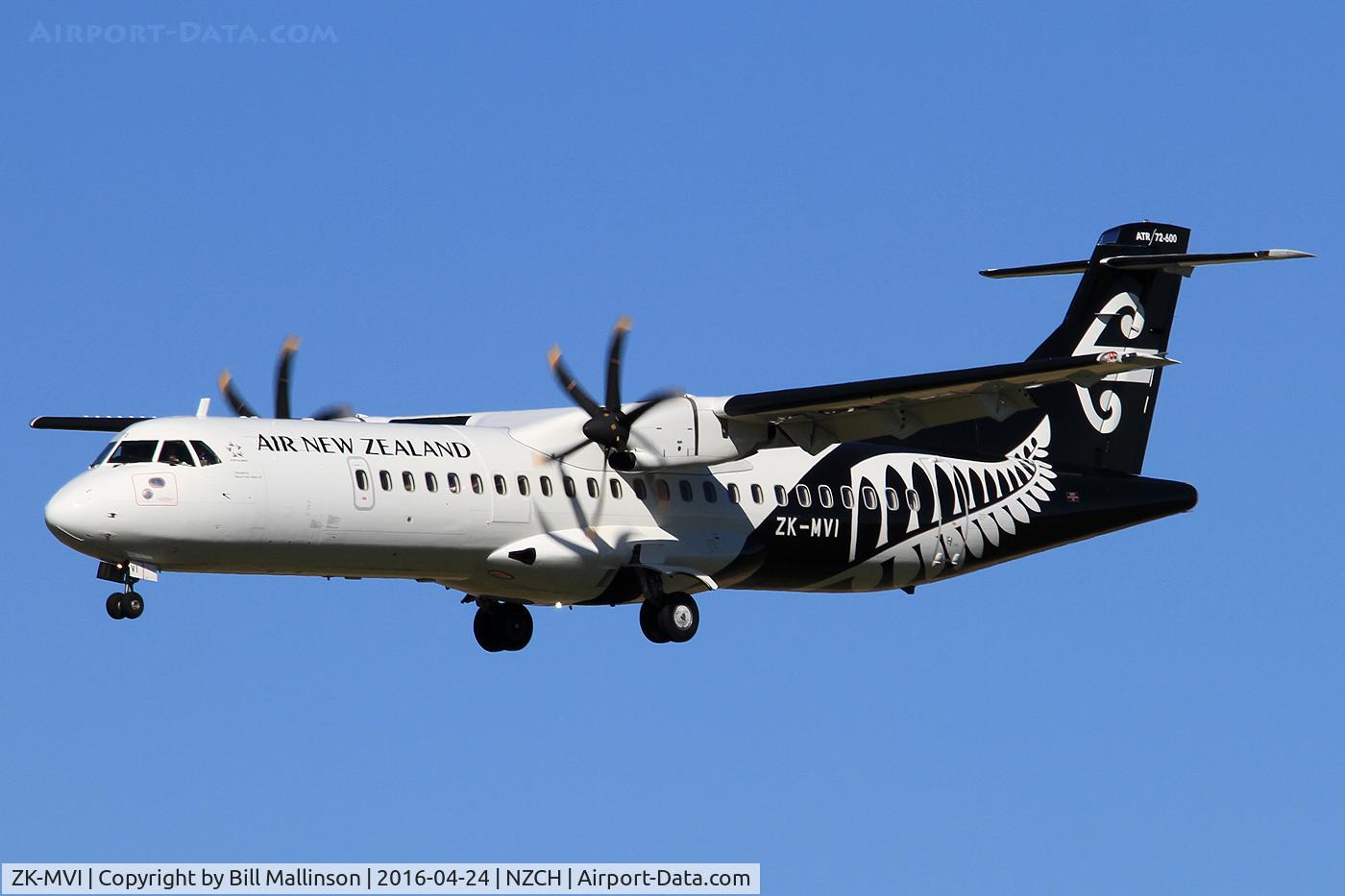 ZK-MVI, 2015 ATR 72-600 C/N 1306, NZ5575 from TRG